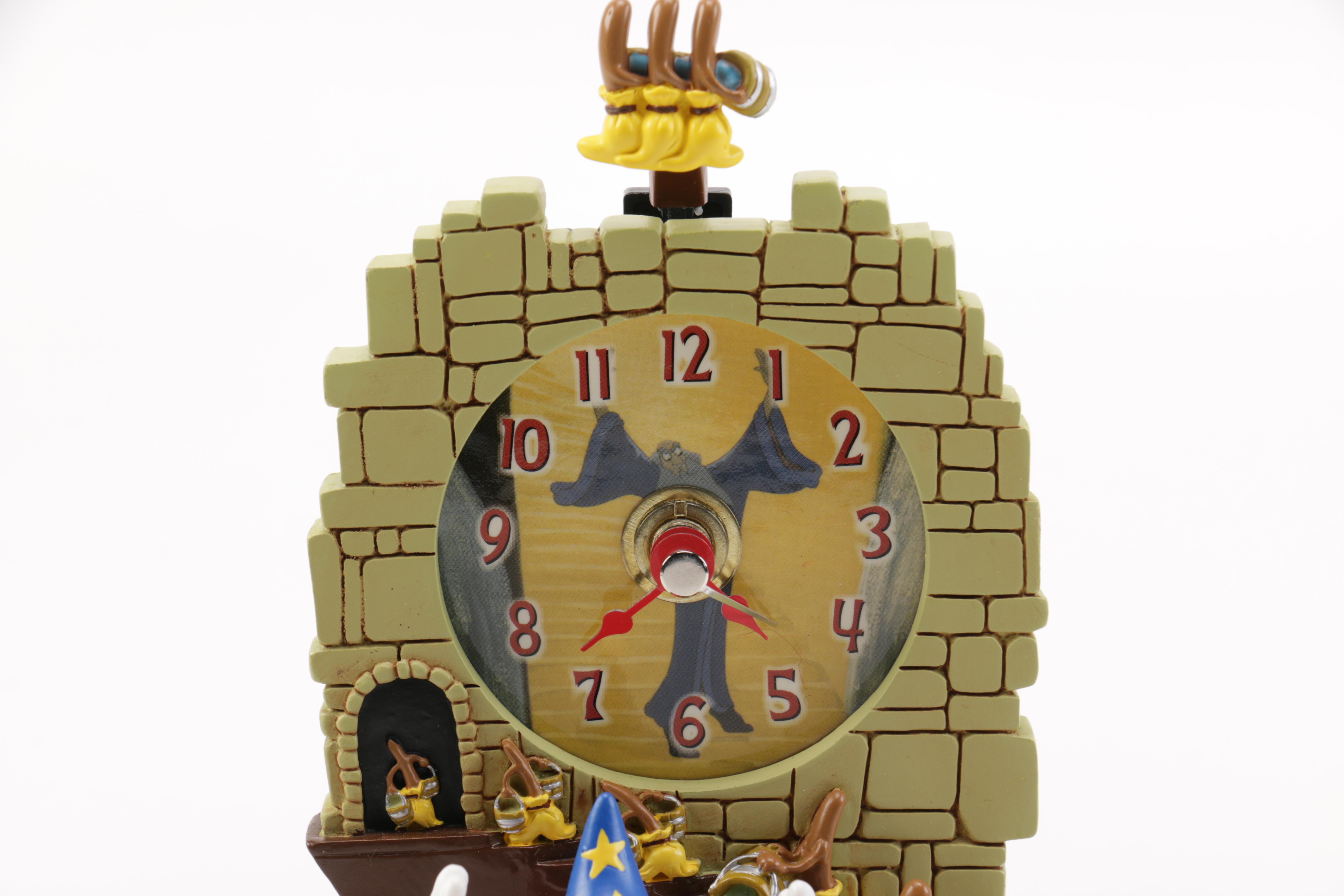 Mickey Mouse "Sorcerer's Apprentice" Domed Clock