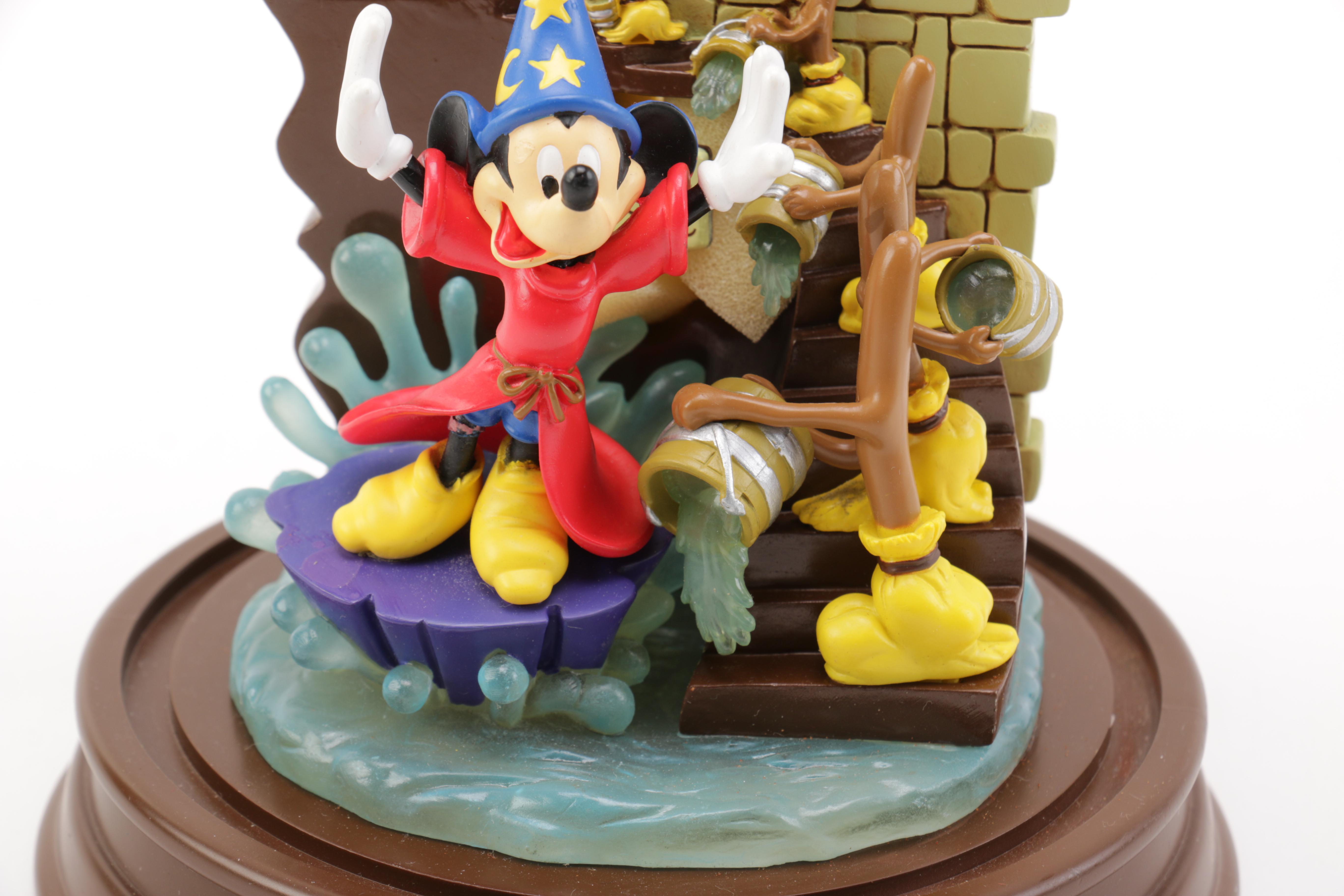 Mickey Mouse "Sorcerer's Apprentice" Domed Clock