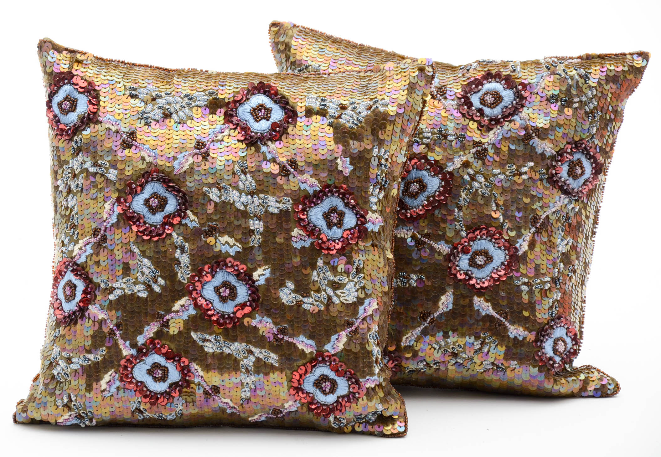 Assortment of Decorative Accent Pillows