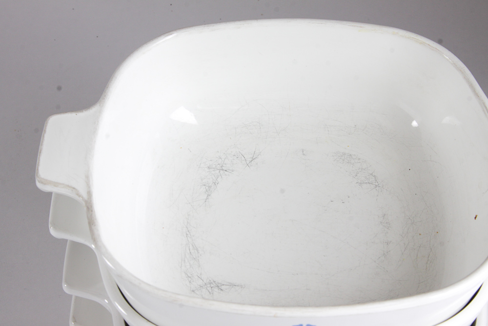 Large Collection of Corning Ware Casseroles and Baking Dishes