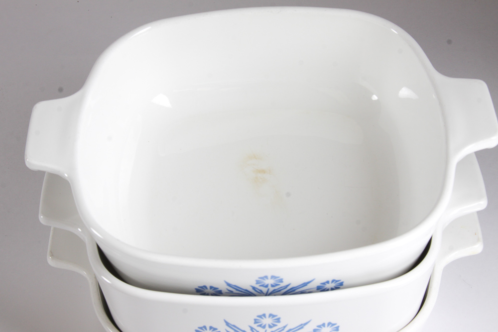 Large Collection of Corning Ware Casseroles and Baking Dishes