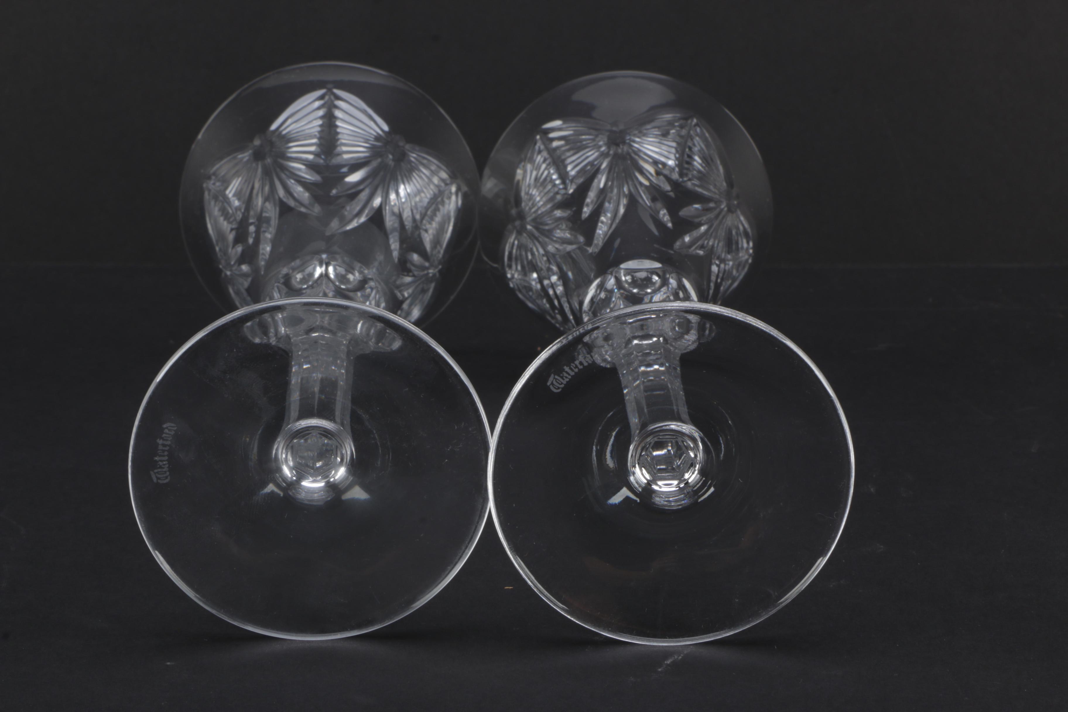 Complete Set of Waterford Crystal "Millennium Collection" Champagne Flutes