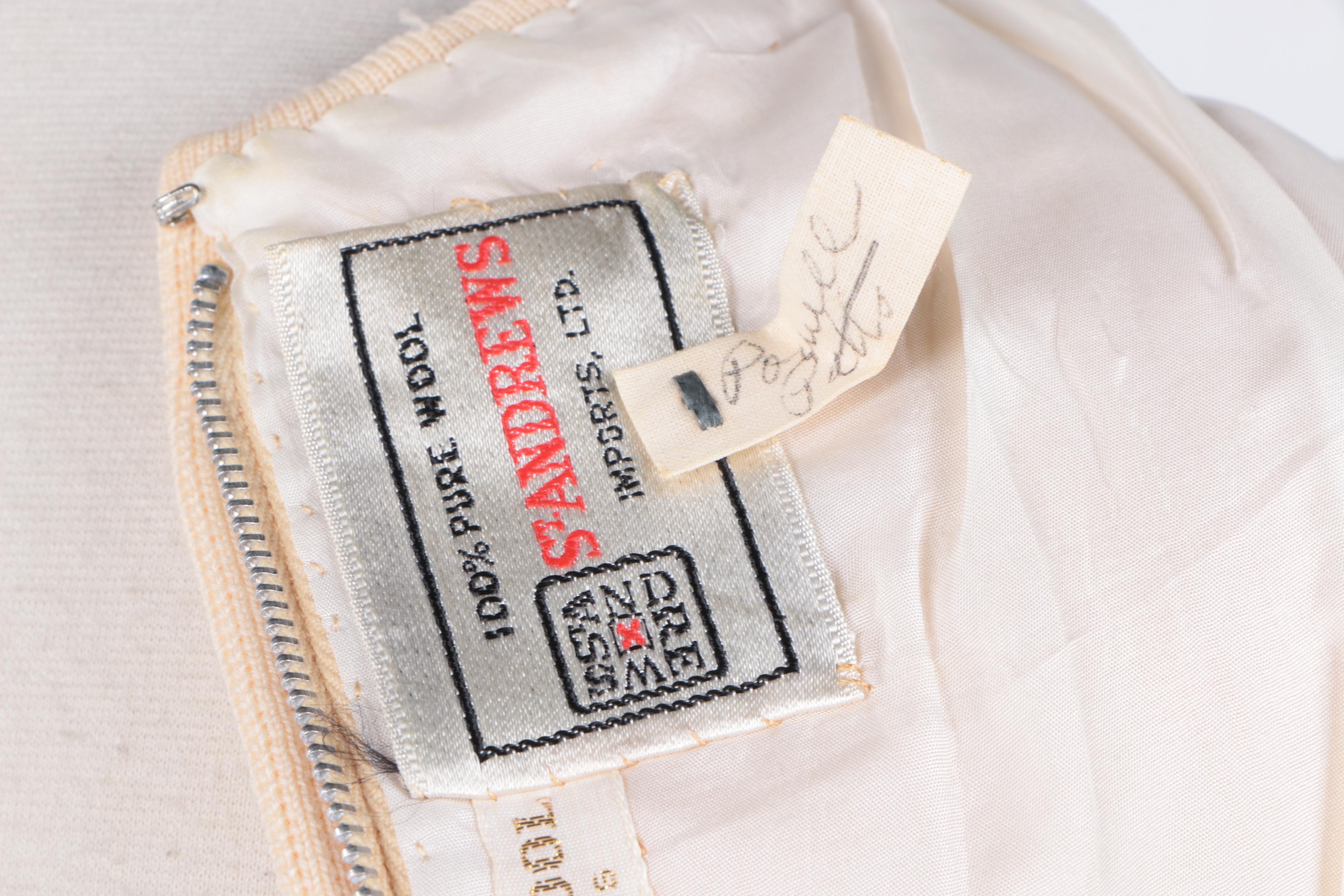 Women's Circa 1950s Vintage Beaded Sleeveless Top