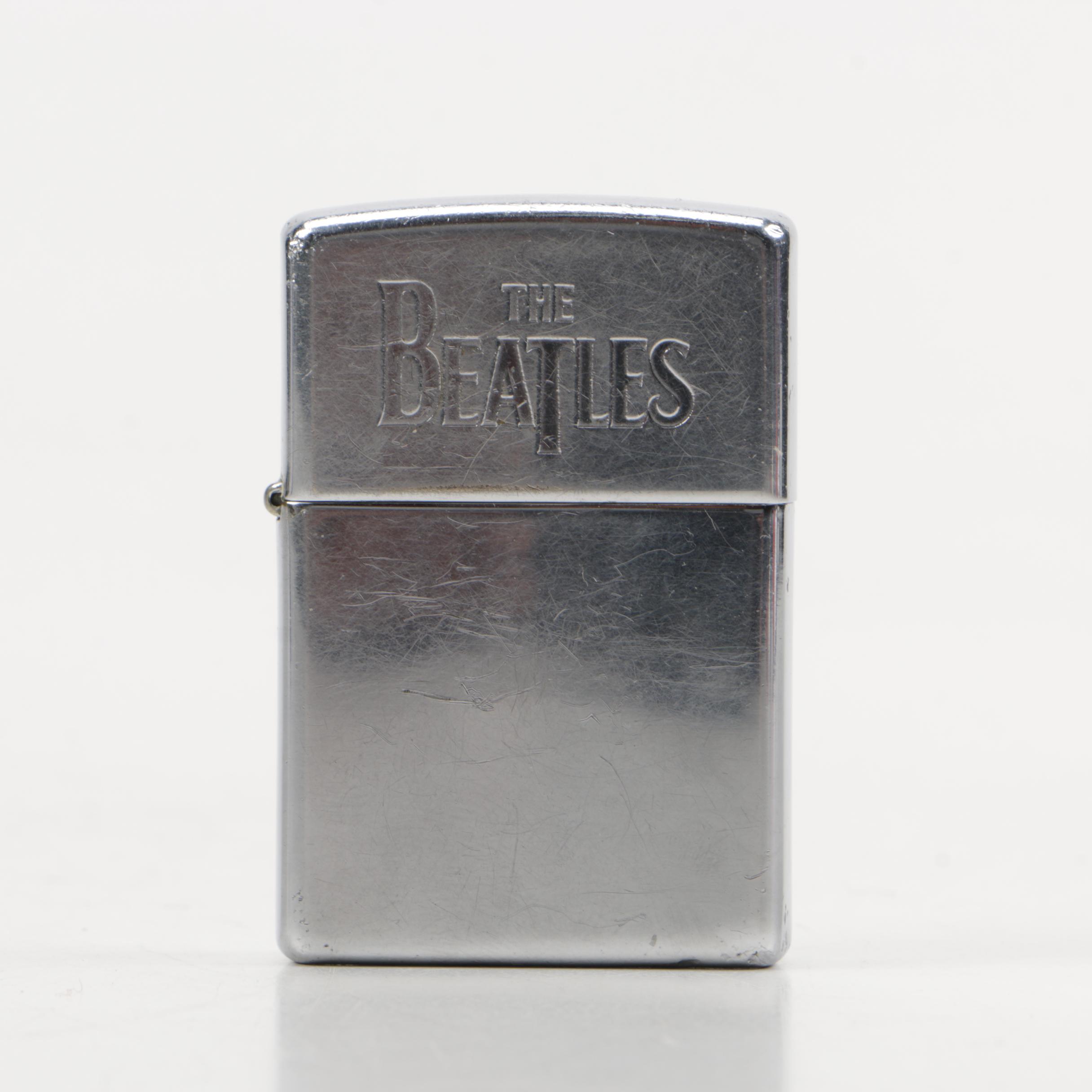 The Beatles Zippo Lighter and a Tabletop Lighter