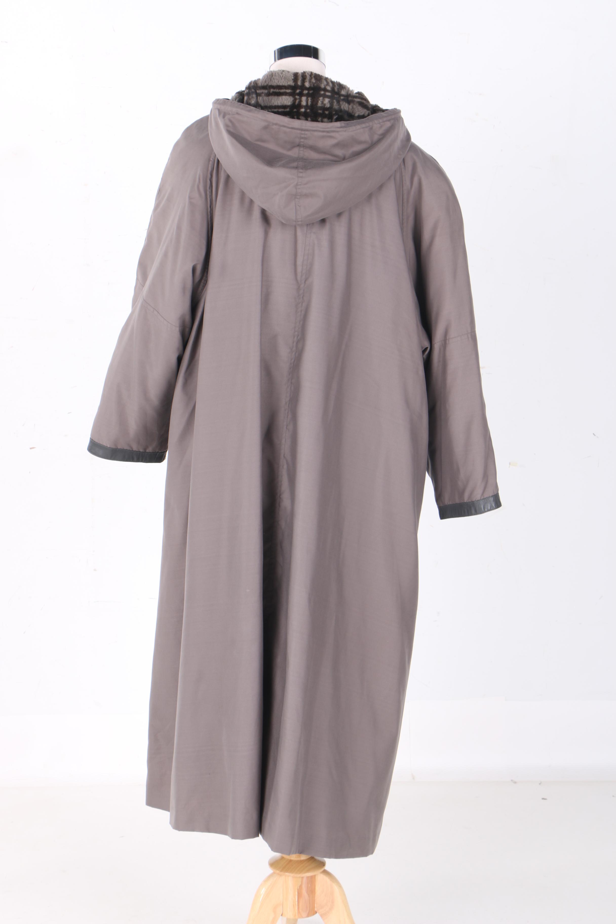 Irwin Ware Fur Collection Sheared Beaver Fur Lined Coat