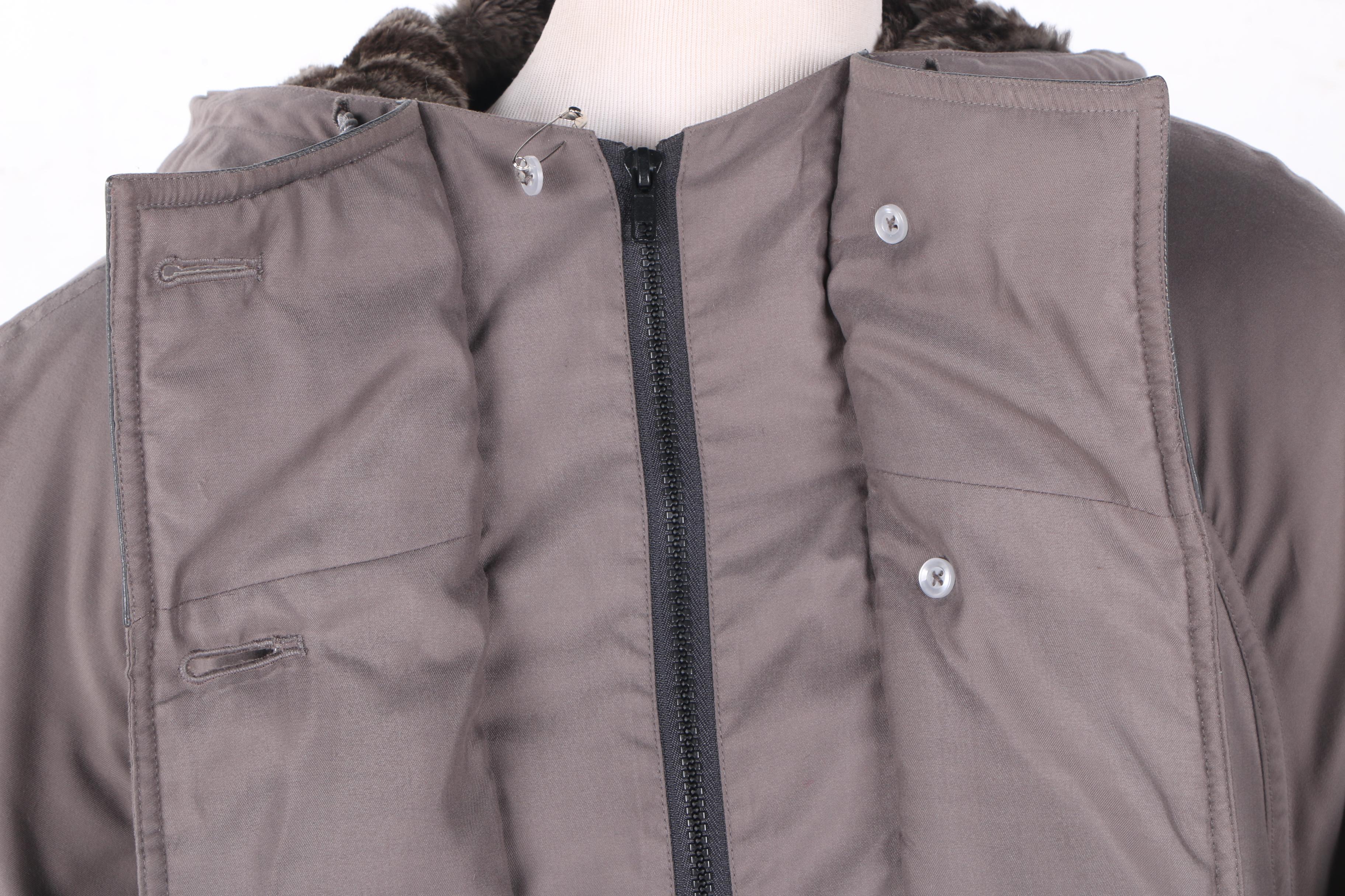 Irwin Ware Fur Collection Sheared Beaver Fur Lined Coat