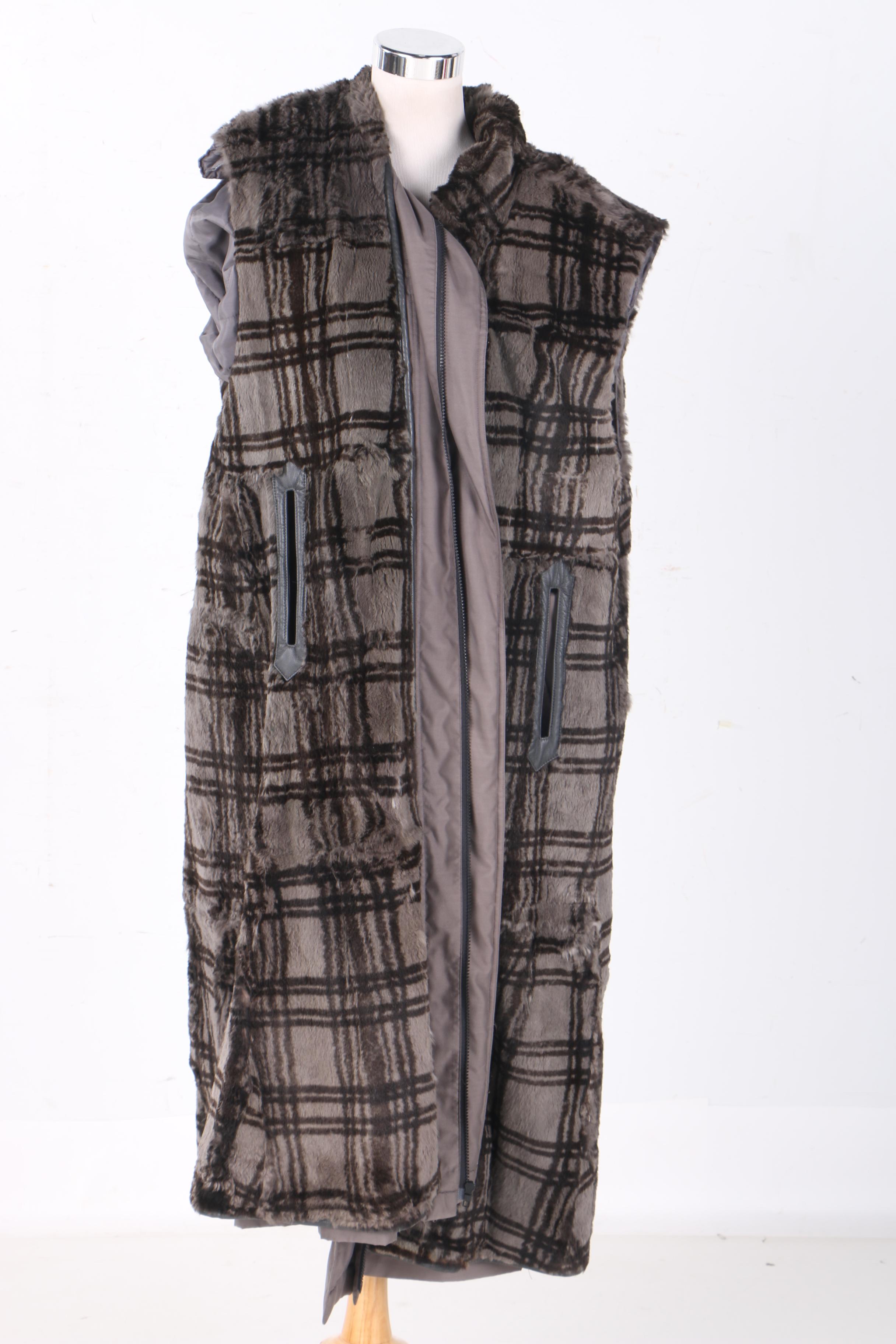 Irwin Ware Fur Collection Sheared Beaver Fur Lined Coat