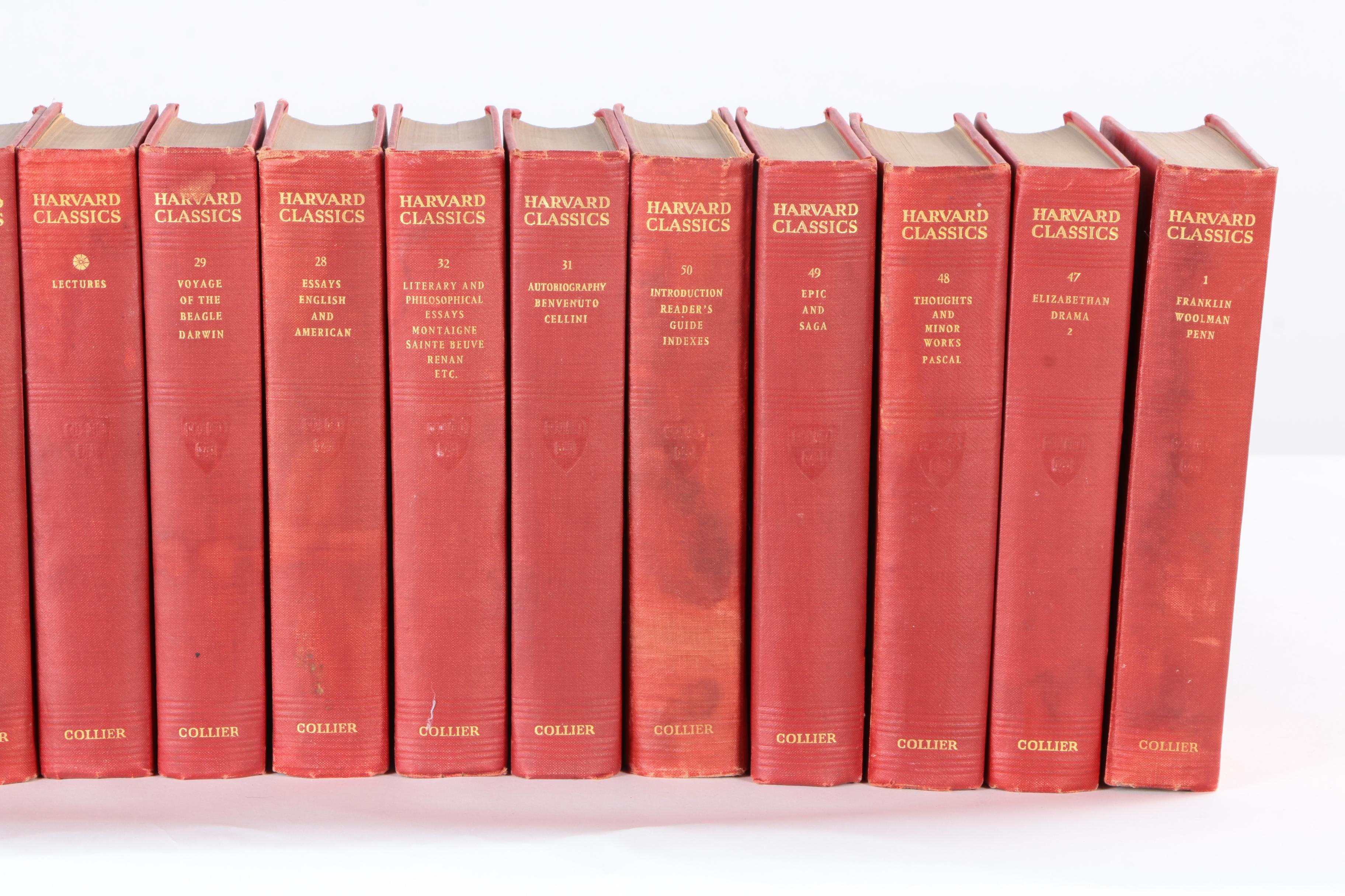 Early 20th-Century "The Harvard Classics" Multi-Volume Set