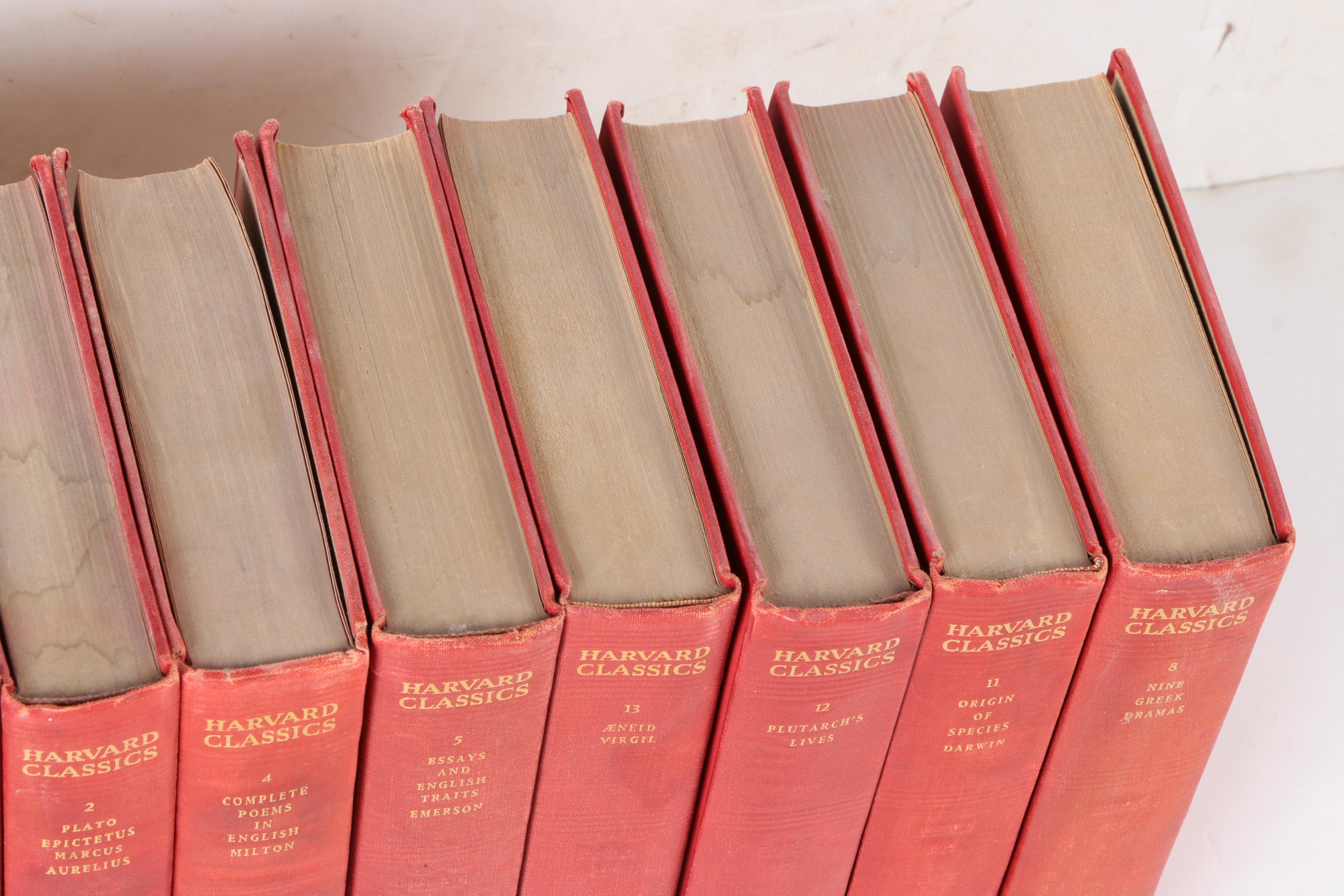 Early 20th-Century "The Harvard Classics" Multi-Volume Set