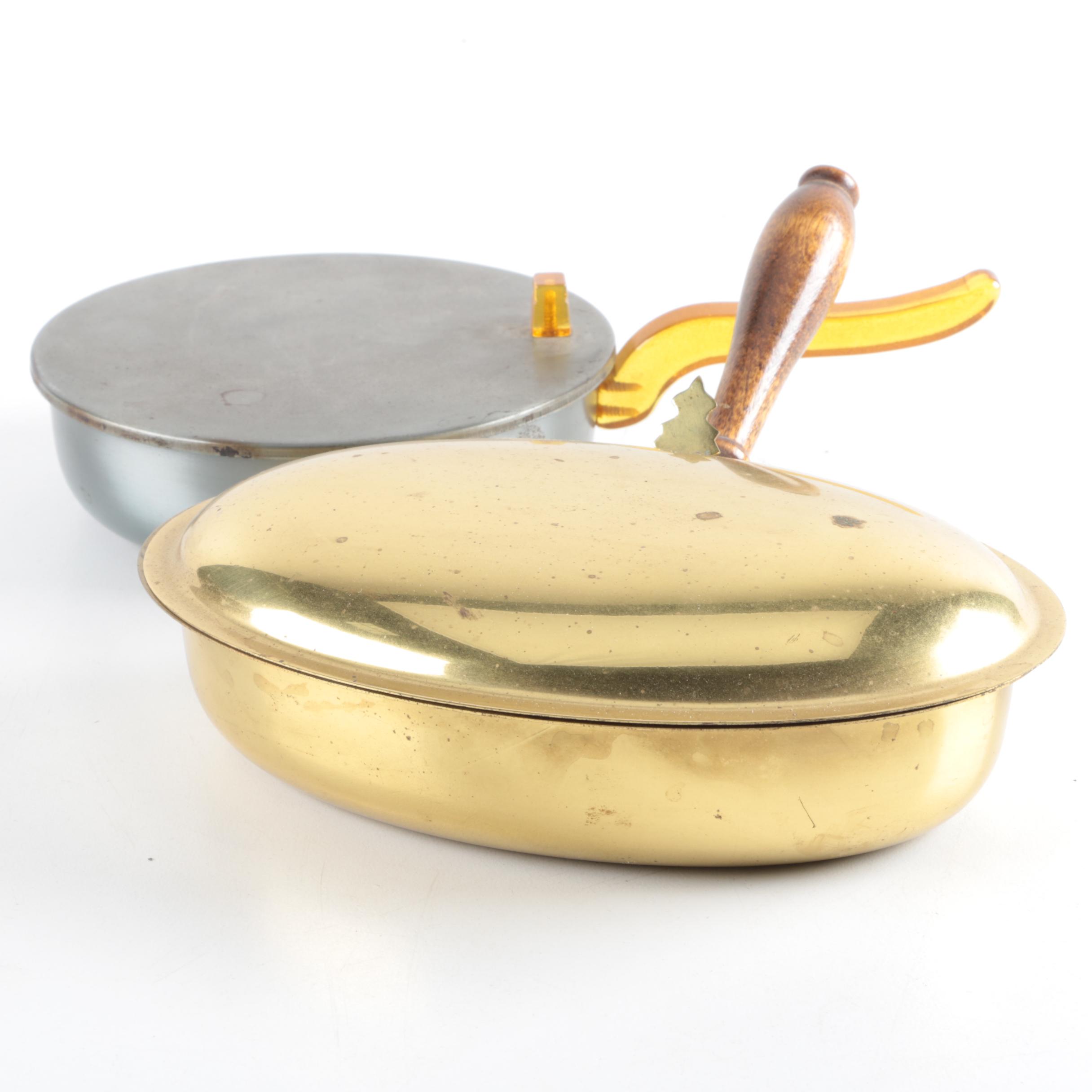 Pair of Metal Silent Butlers