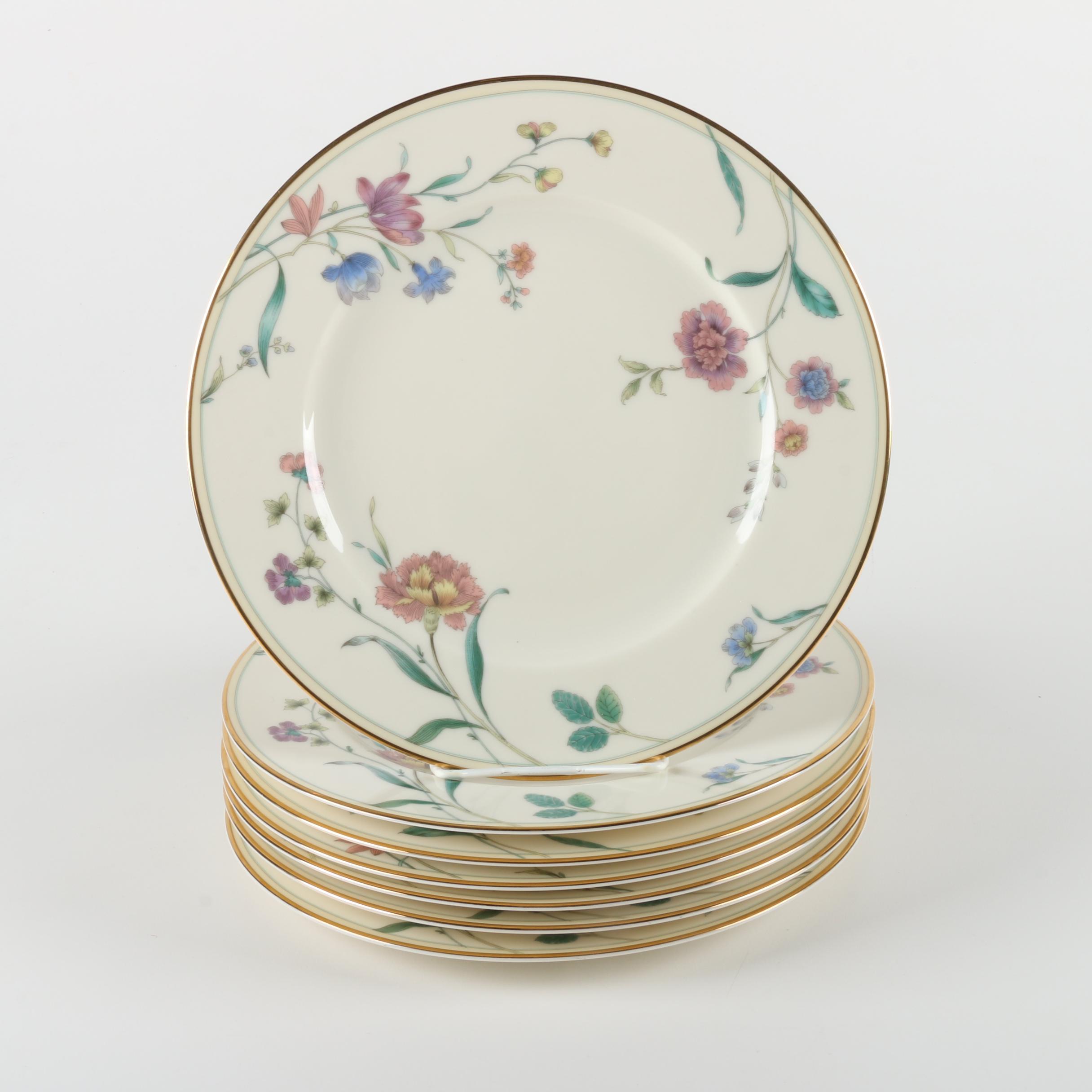 Mikasa "Carnation Garden" Bone China Dinner Plates