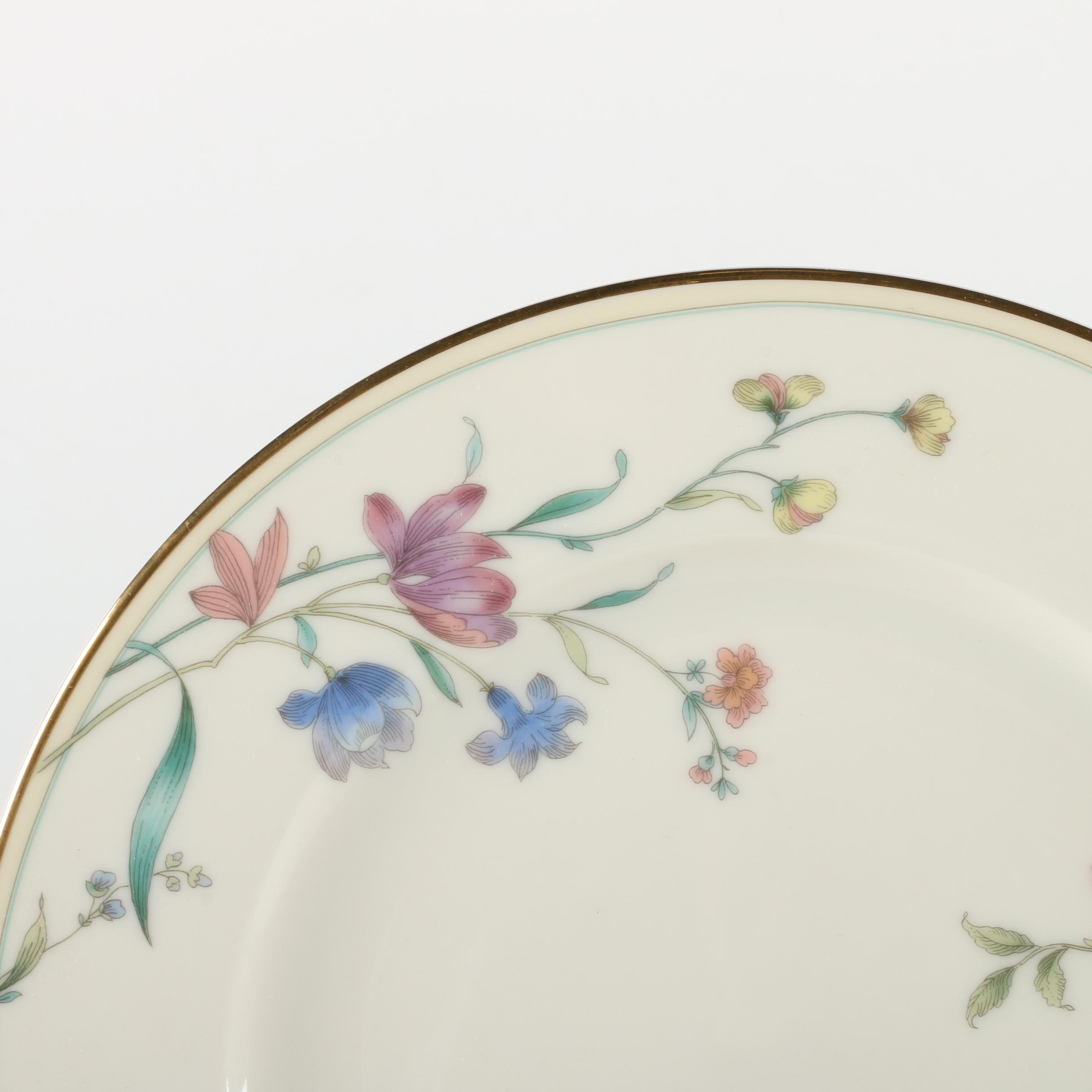 Mikasa "Carnation Garden" Bone China Dinner Plates
