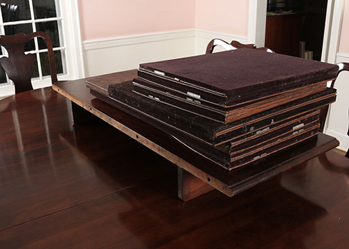 Cherry Queen Anne Style Dining Table And Six Chairs