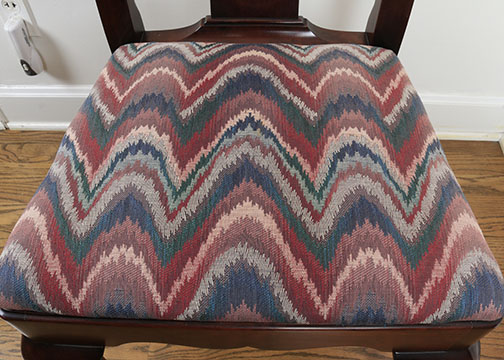 Cherry Queen Anne Style Dining Table And Six Chairs