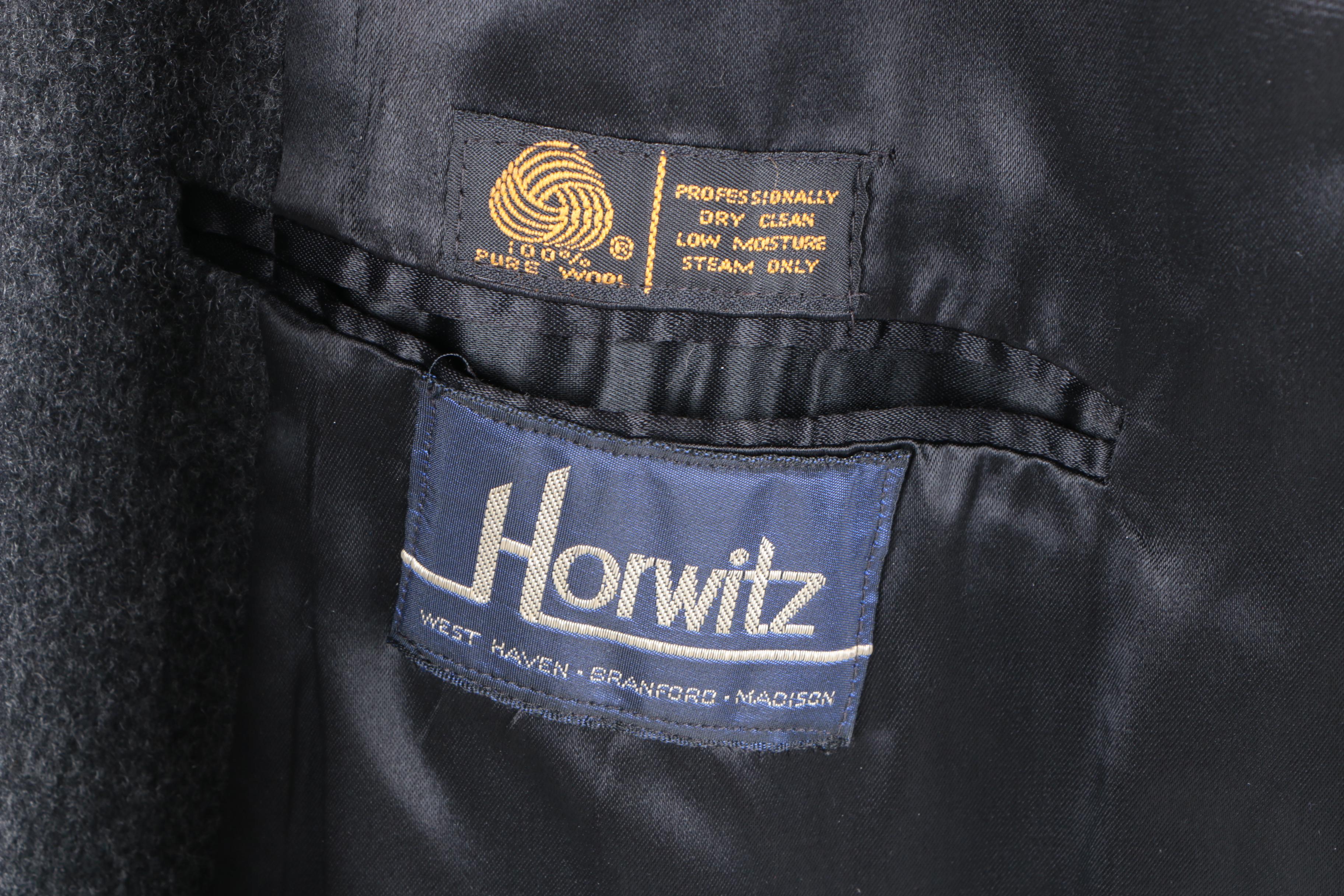 Men's Horwitz Grey Wool Coat