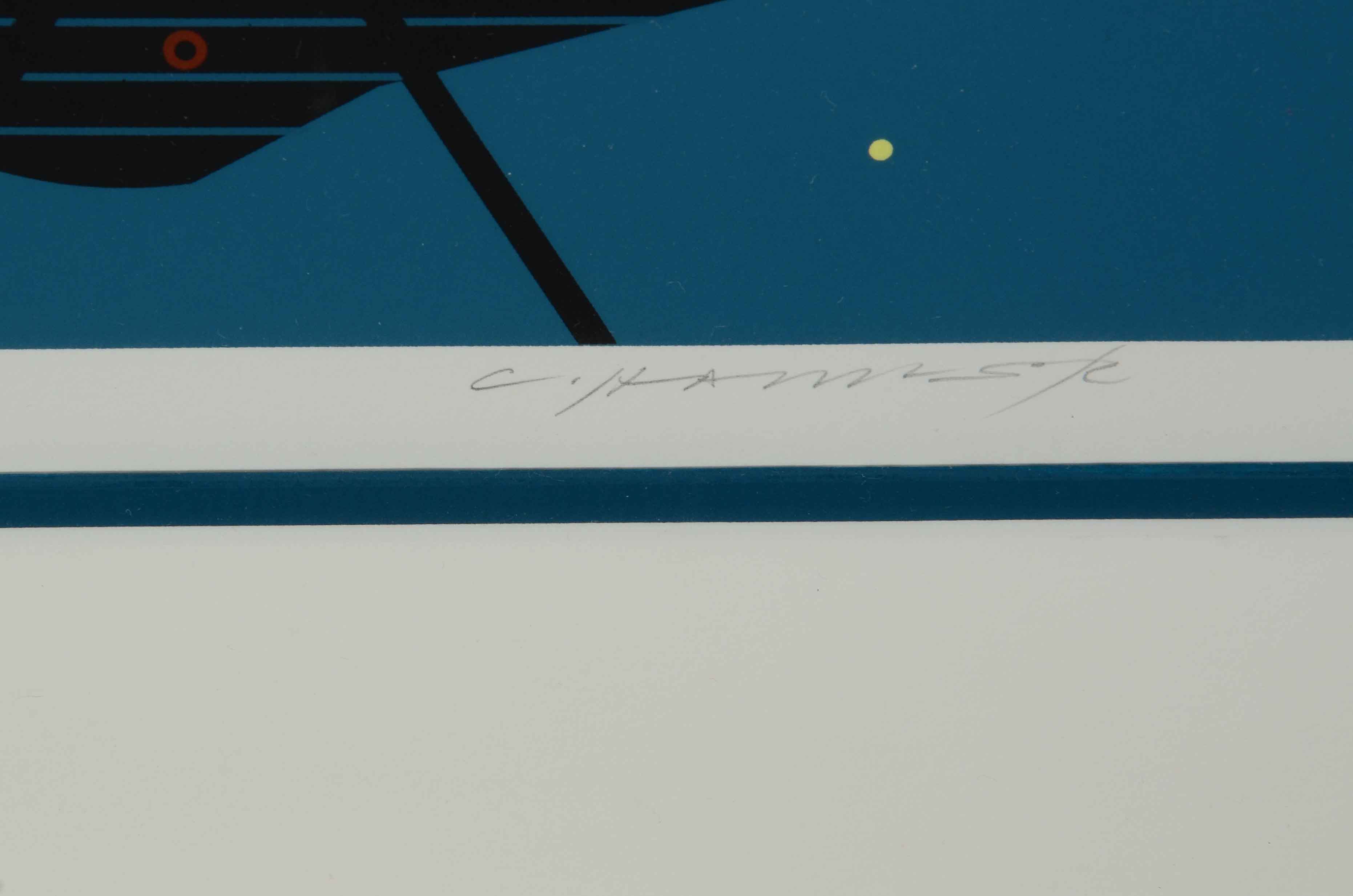 Charley Harper Signed Limited Edition Serigraph "Clair de Loon"