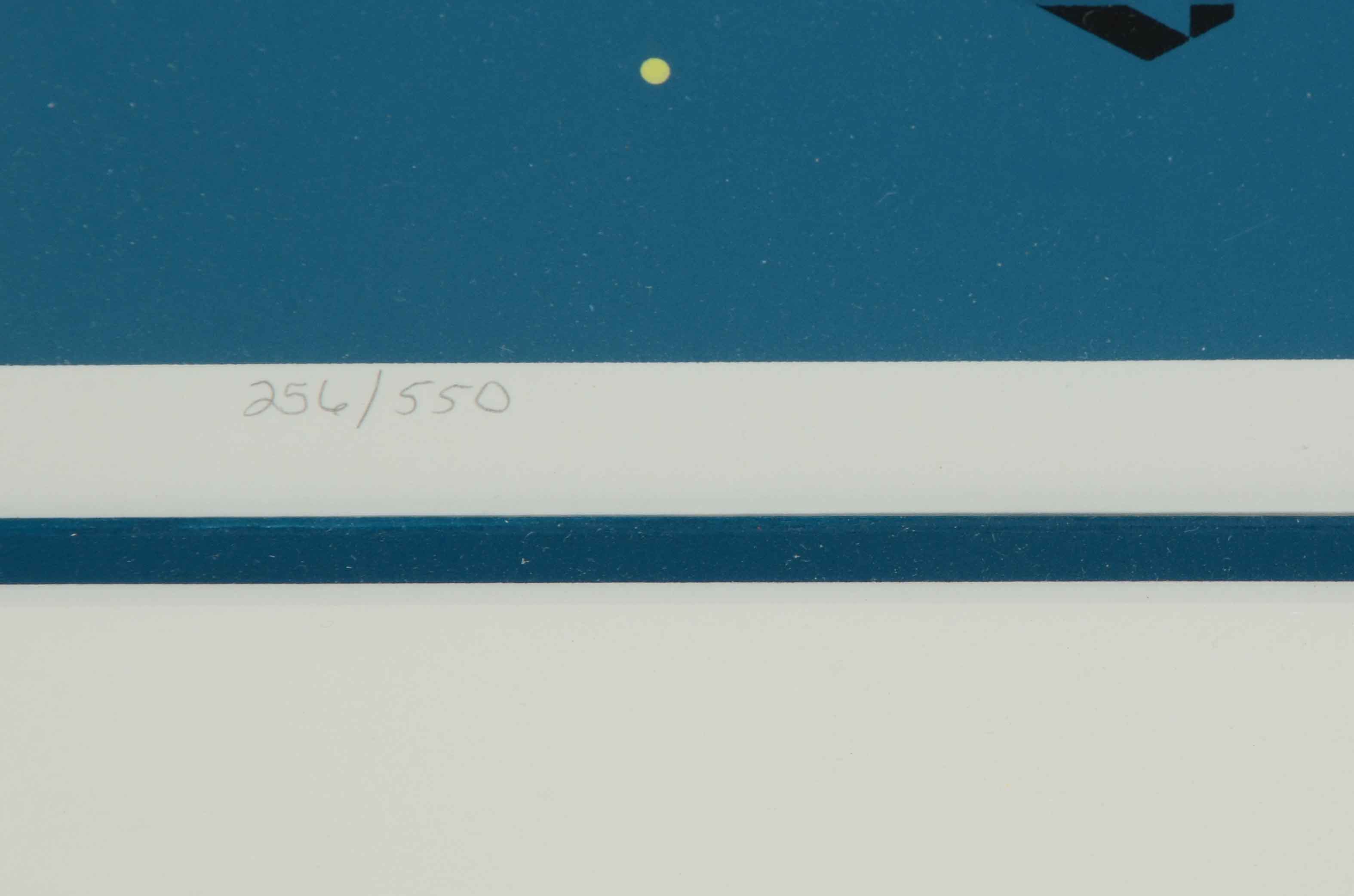 Charley Harper Signed Limited Edition Serigraph "Clair de Loon"