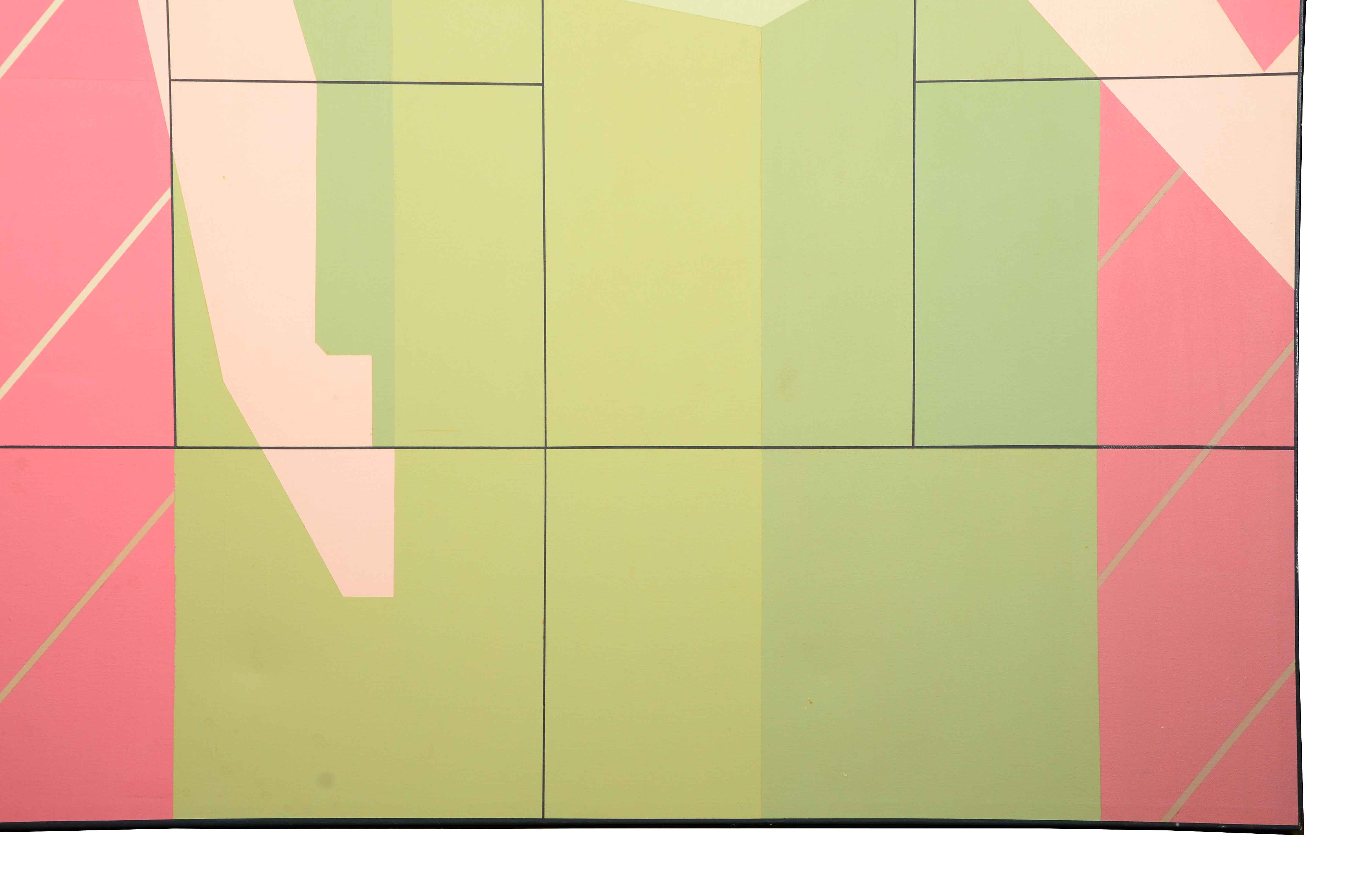 D. LaTorre Abstract Oil on Canvas Painting "Leda"