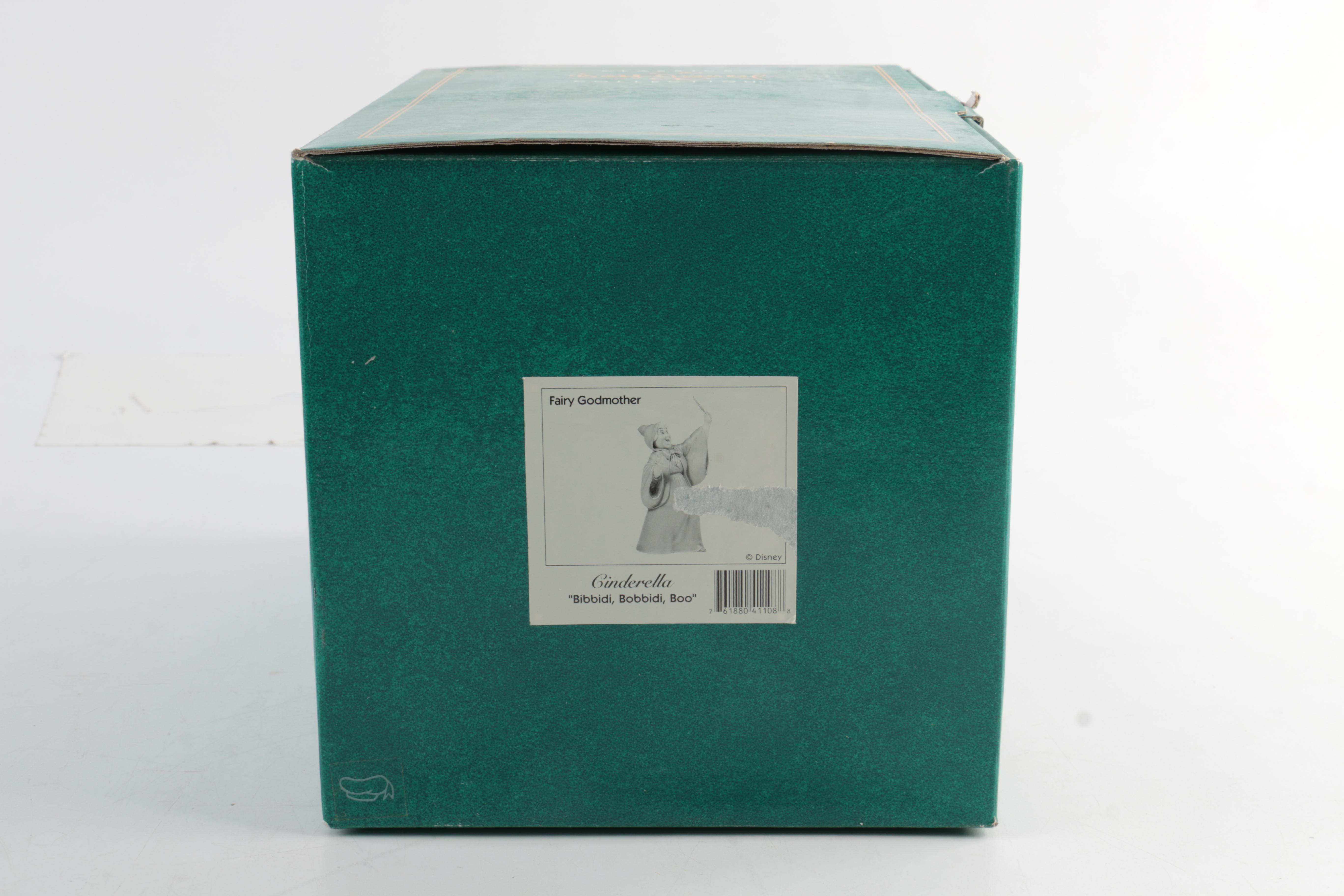 Classic Disney Figurines Including "The Fairy Godmother" from Cinderella