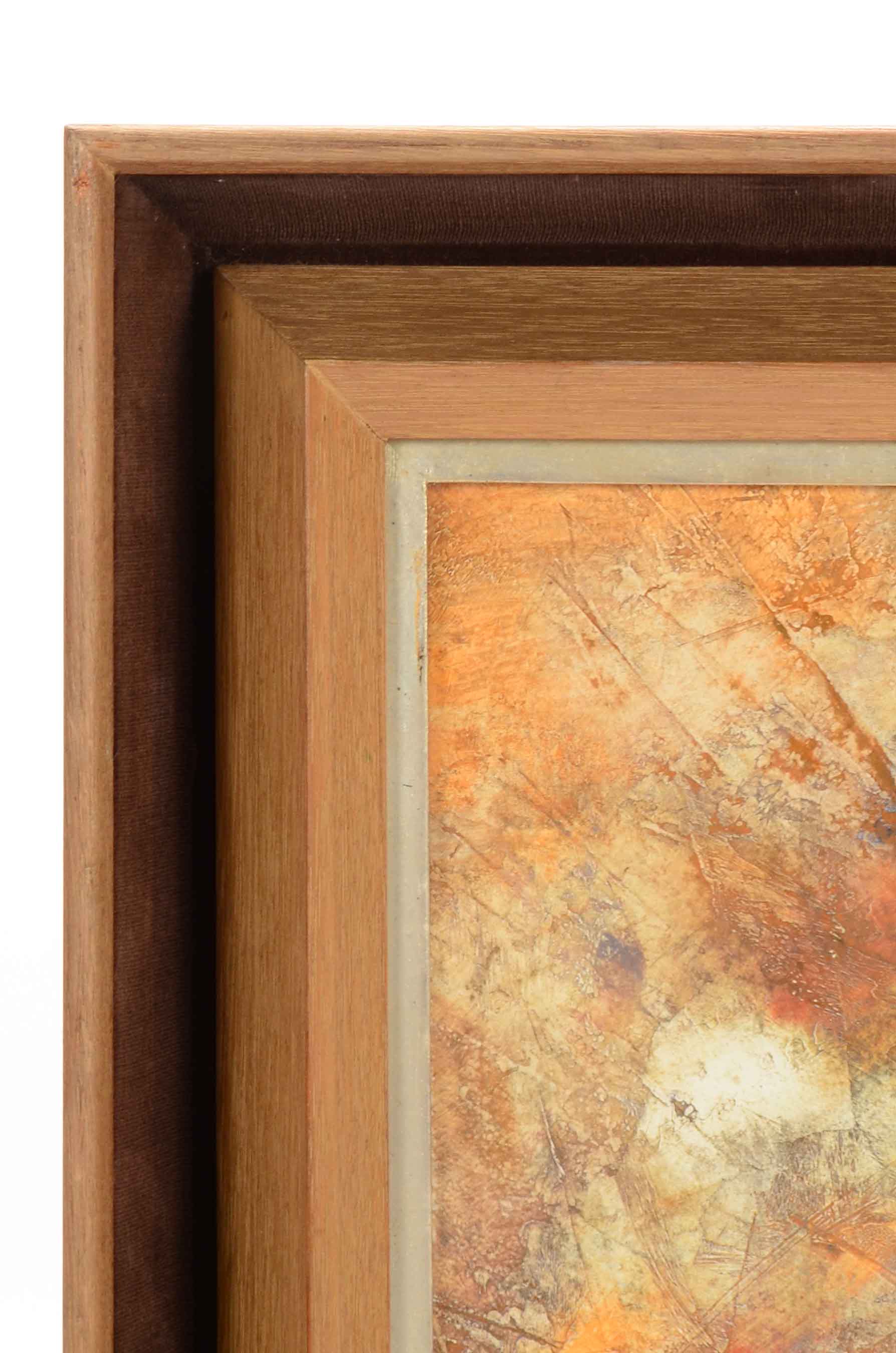 Hiroaki Shono Signed 1967 Abstract Painting