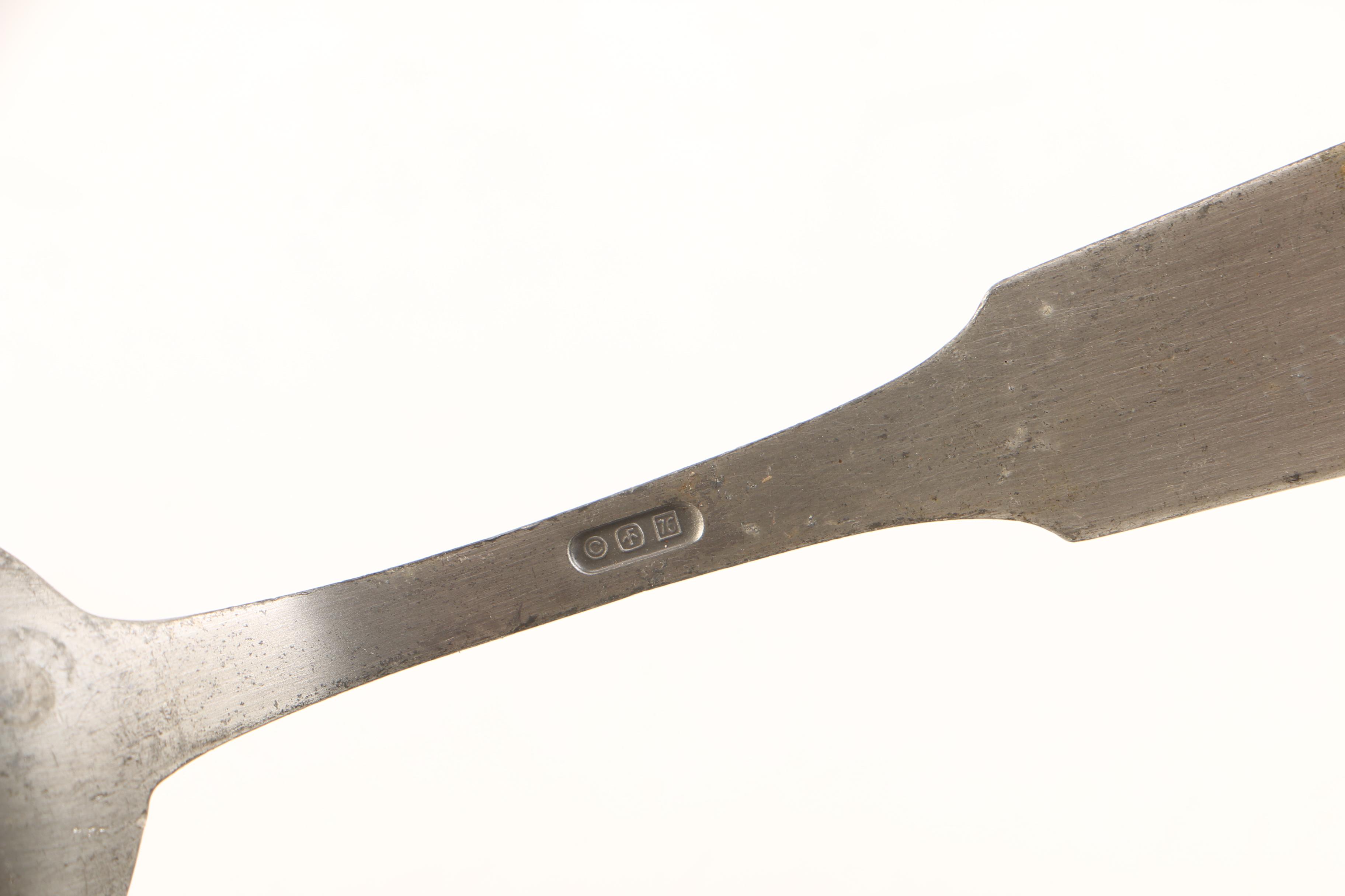 Pair of Franklin Mint "Found Fathers" Pewter Spoons