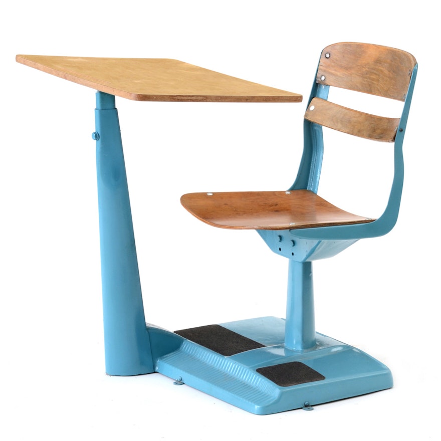 Mid Century Modern School Desk