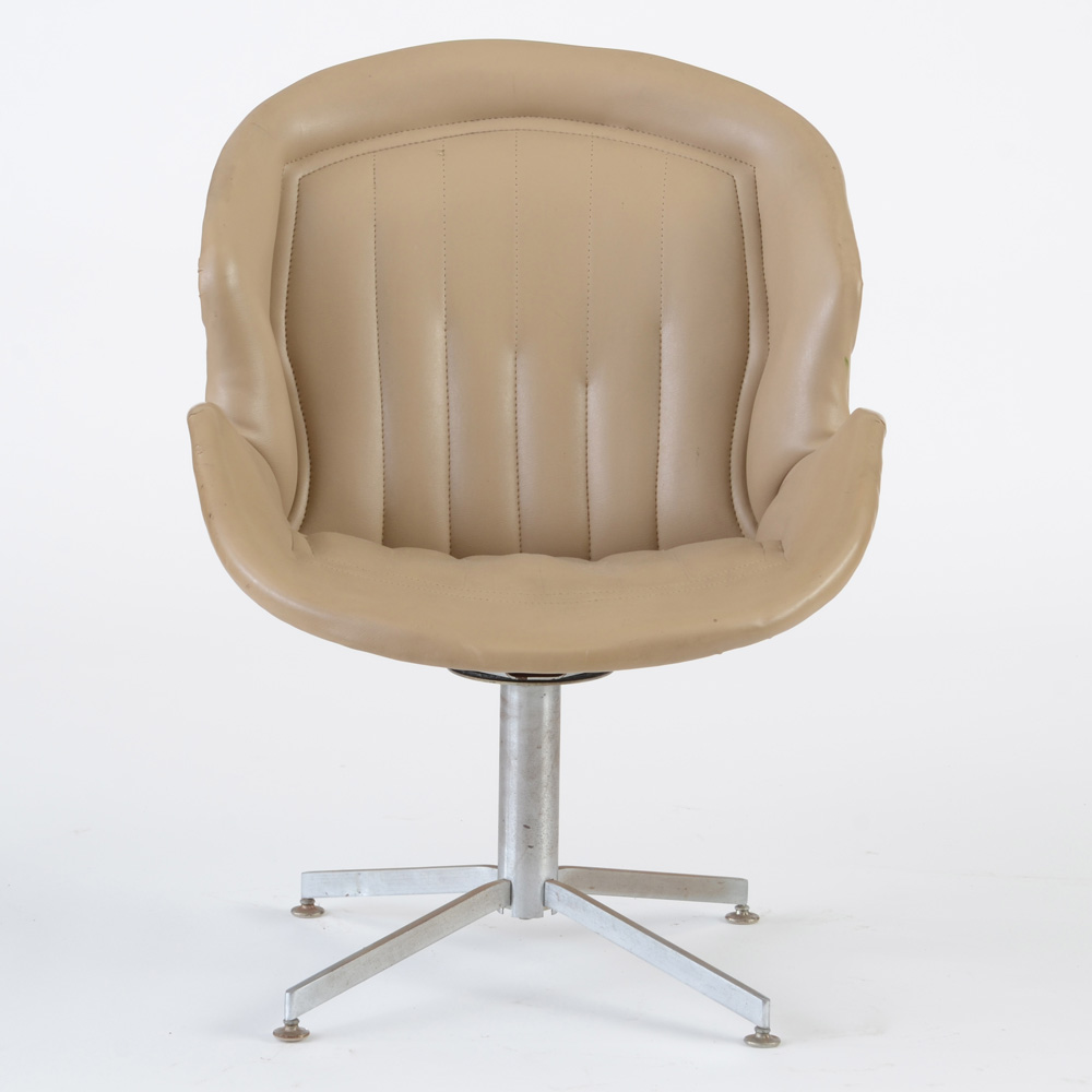 Mid Century Modern Swivel Desk Chair