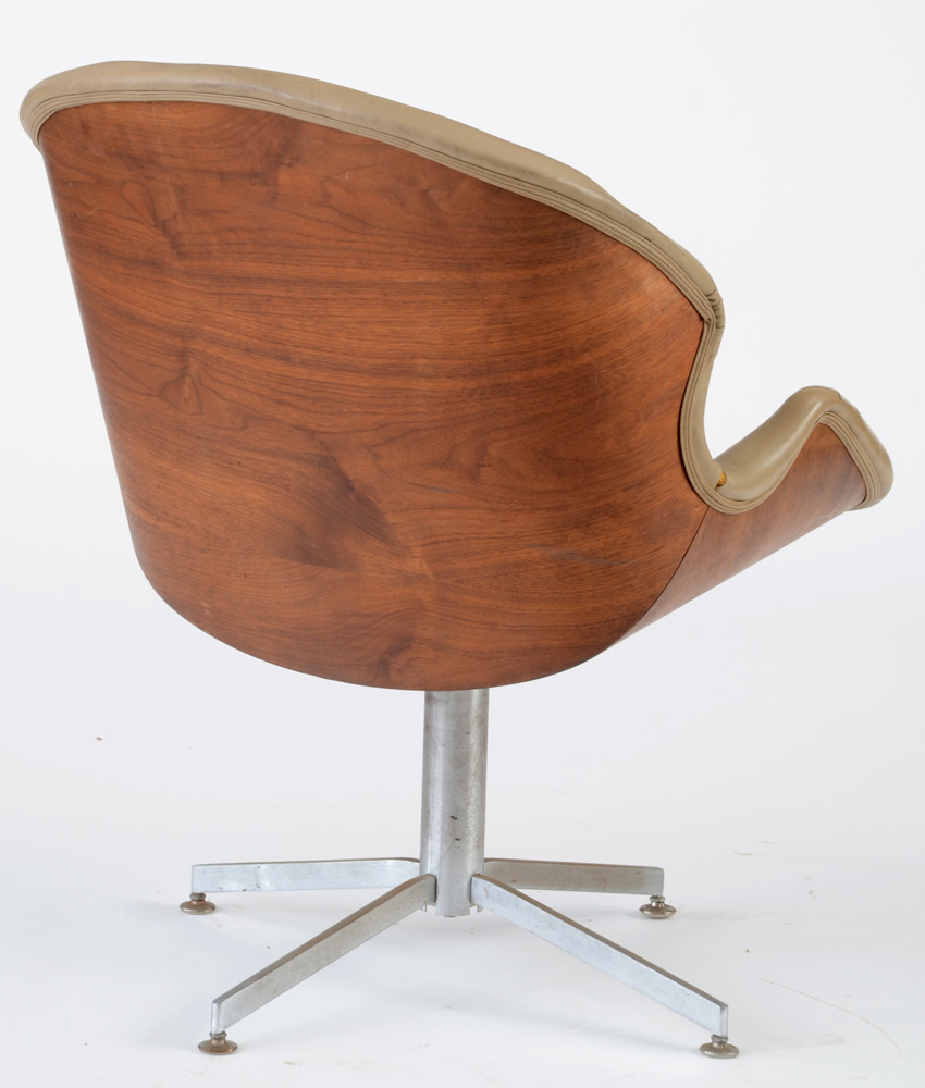 Mid Century Modern Swivel Desk Chair