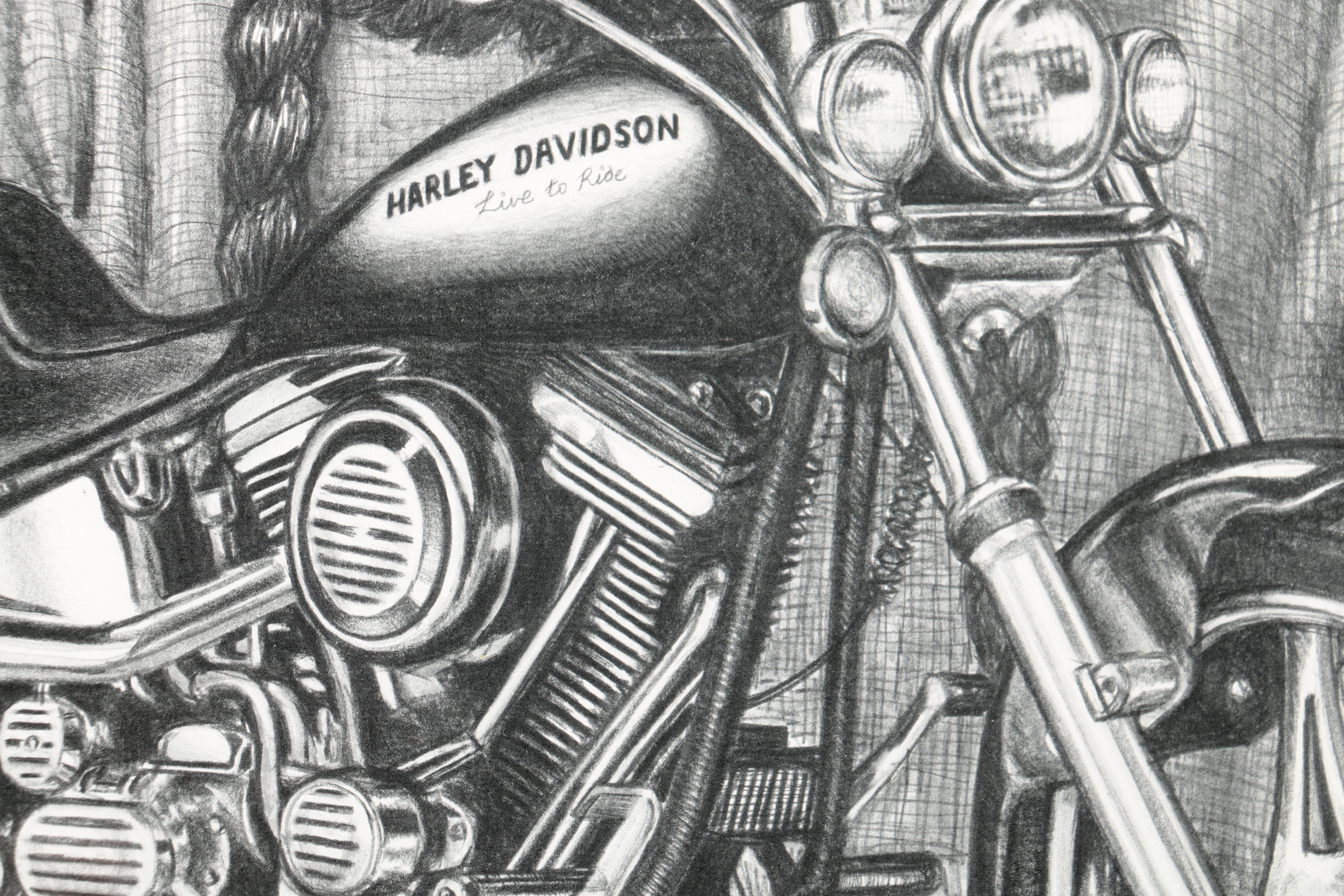 Albert Mukasa Wilson Limited Edition Halftone Print "The Spirit Rider"