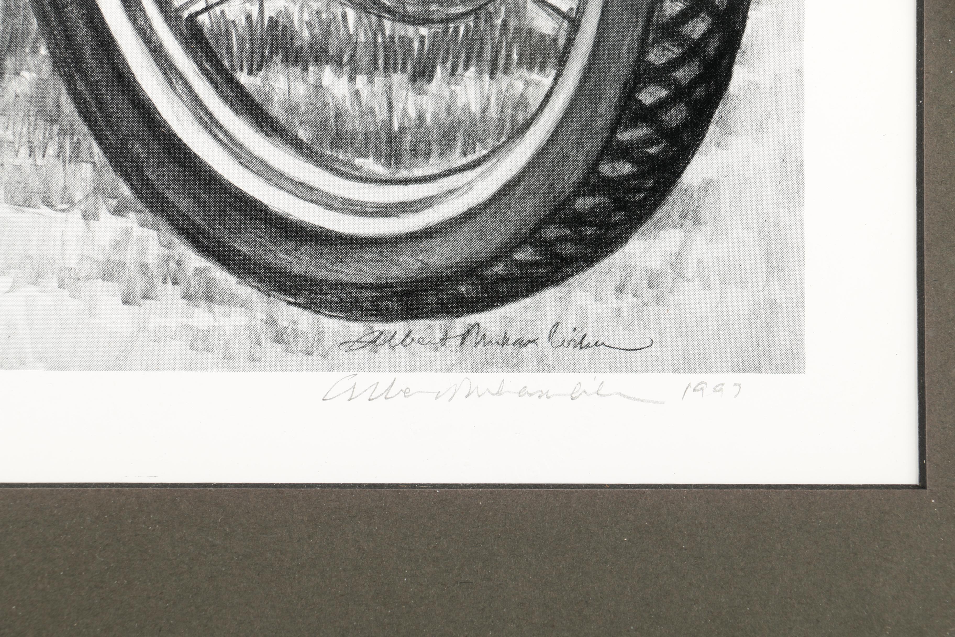 Albert Mukasa Wilson Limited Edition Halftone Print "The Spirit Rider"