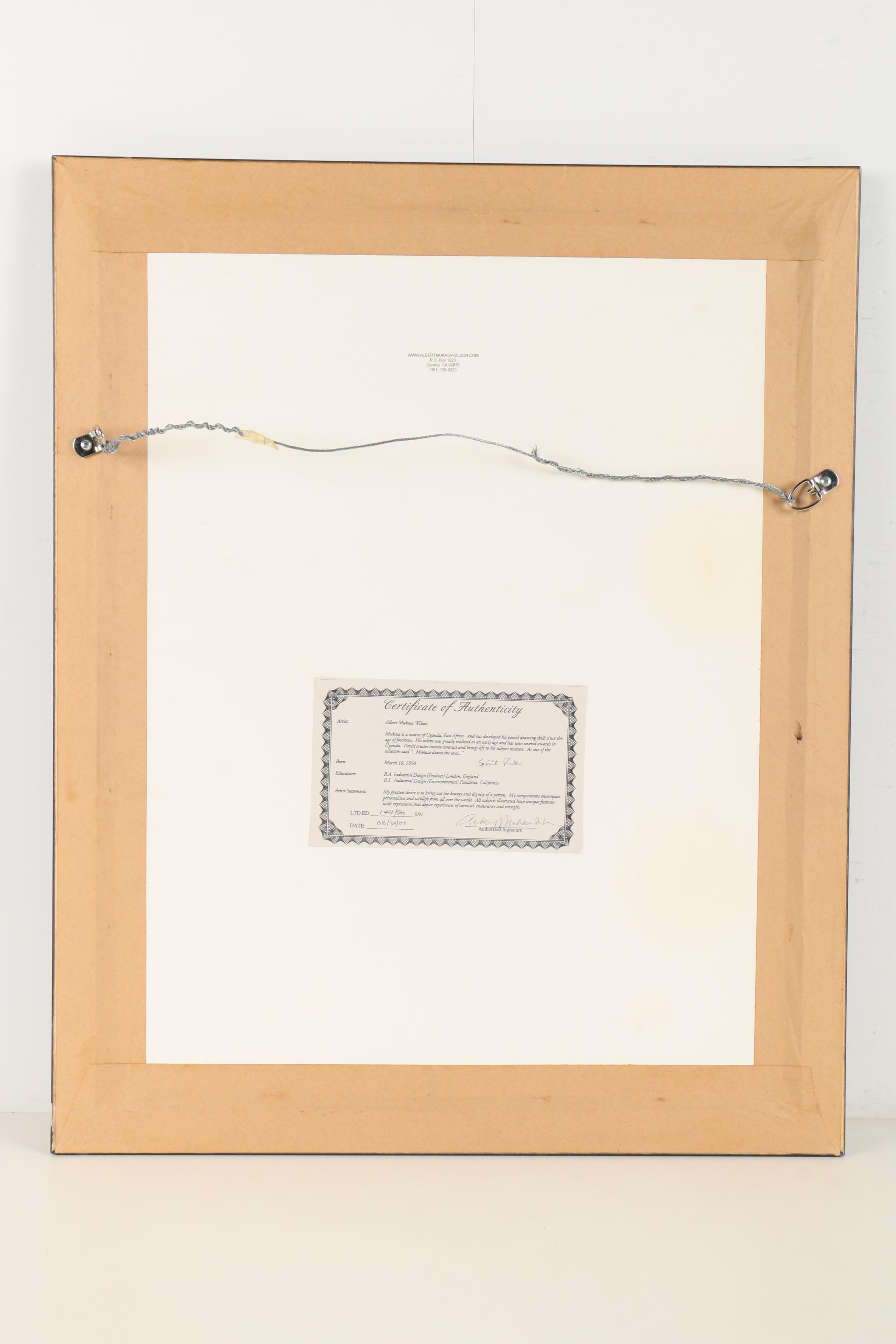 Albert Mukasa Wilson Limited Edition Halftone Print "The Spirit Rider"