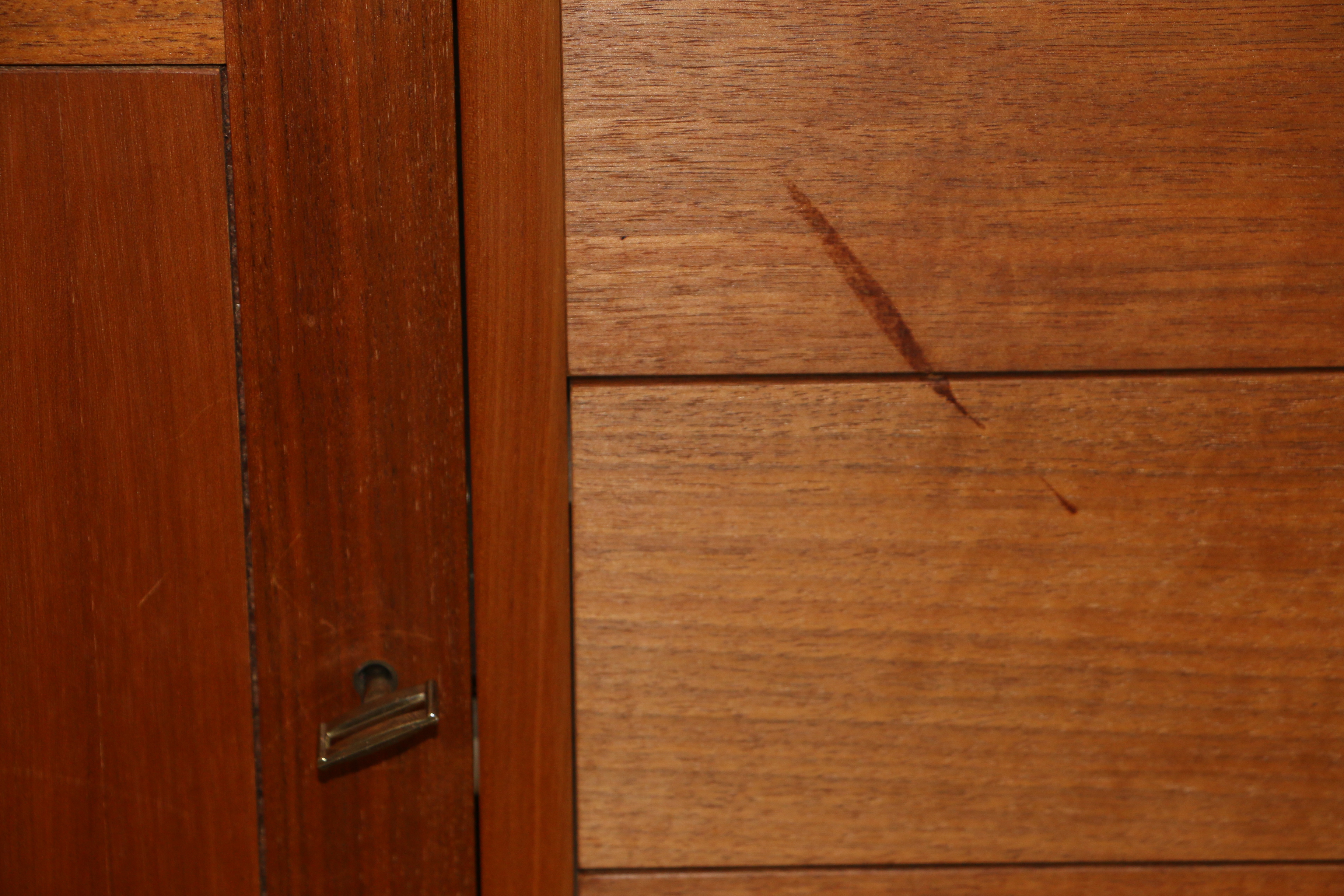 Swedish Modern Six Piece Shelving Cabinet and Curio Unit by Troeds