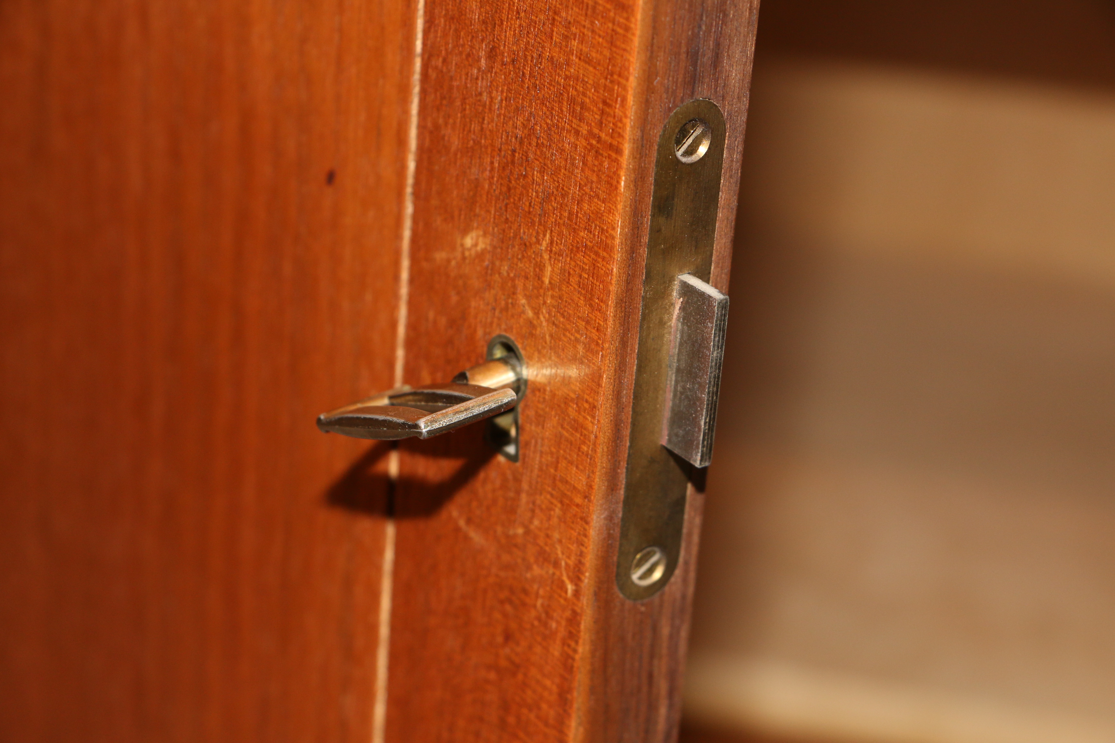 Swedish Modern Six Piece Shelving Cabinet and Curio Unit by Troeds