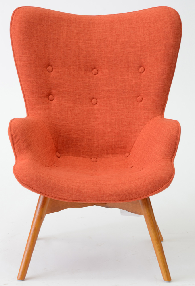 "Canyon Vista" Modernist Armchair with Ottoman