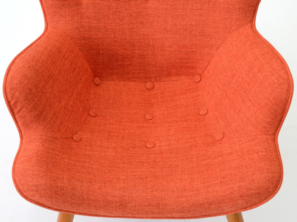 "Canyon Vista" Modernist Armchair with Ottoman