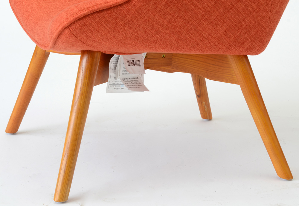 "Canyon Vista" Modernist Armchair with Ottoman