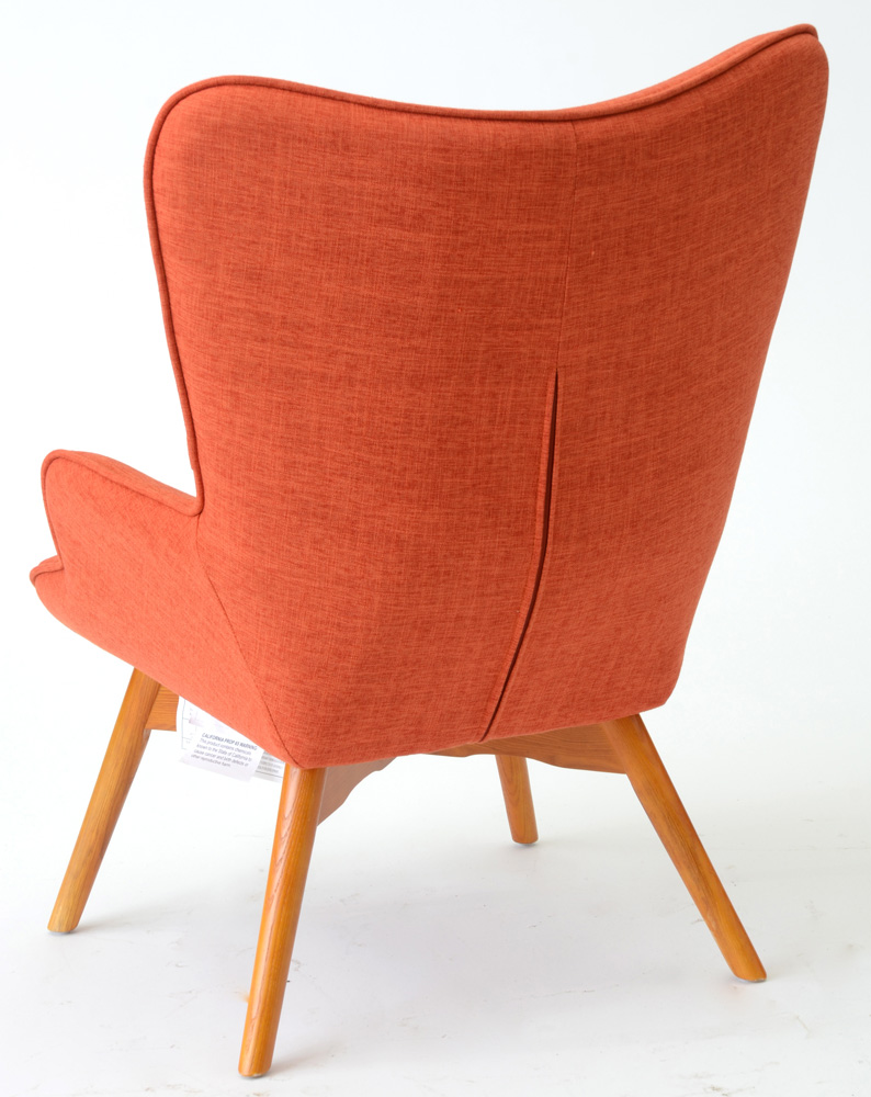 "Canyon Vista" Modernist Armchair with Ottoman