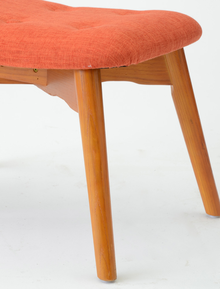 "Canyon Vista" Modernist Armchair with Ottoman