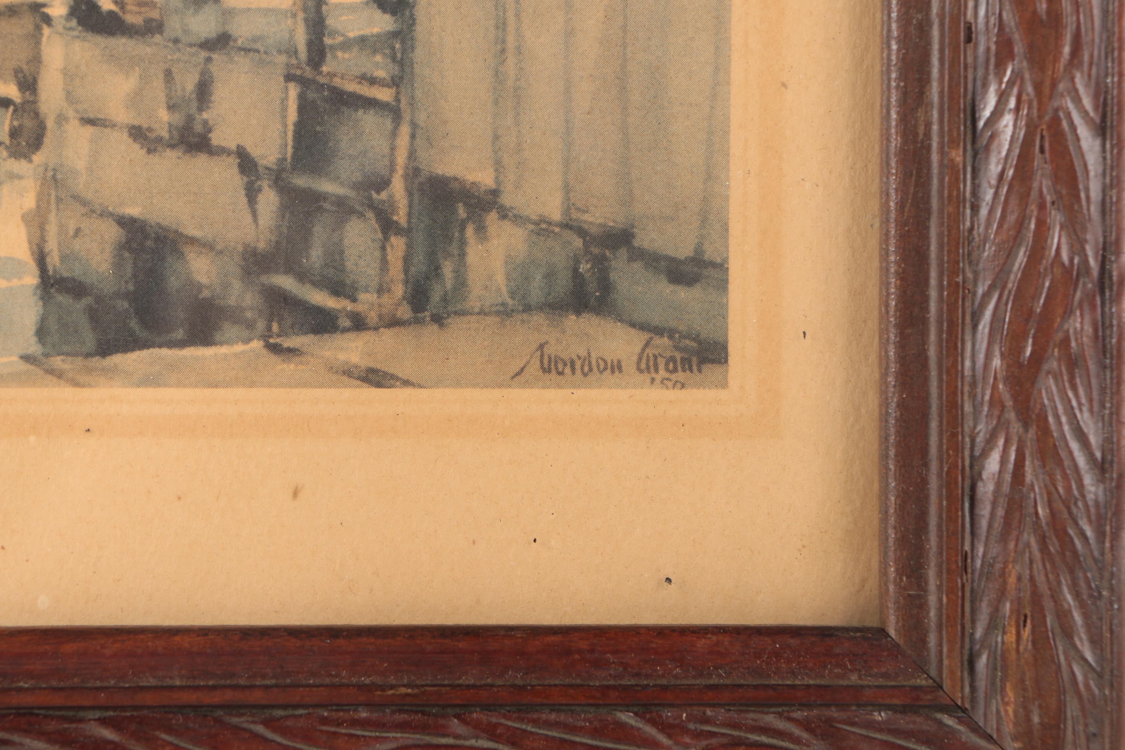 Offset Lithographs of Harbor Scenes