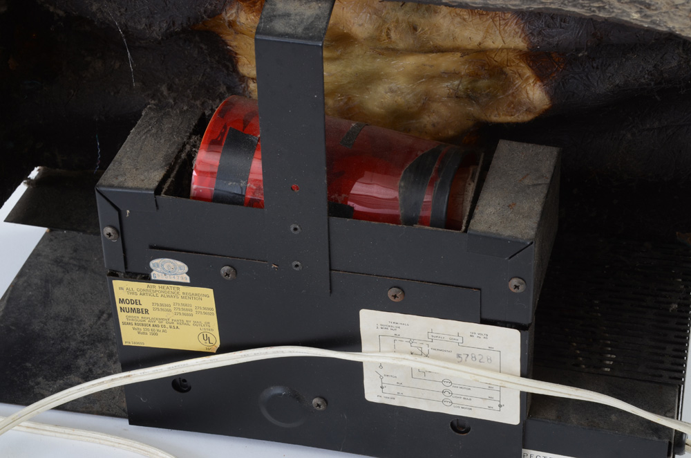 Modern Freestanding Fireplace with Electric Logs