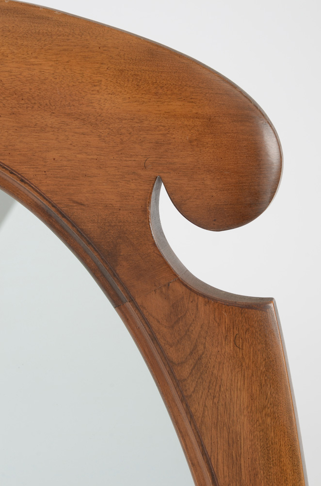 Maple Scrolled Mirror