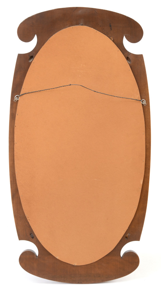 Maple Scrolled Mirror