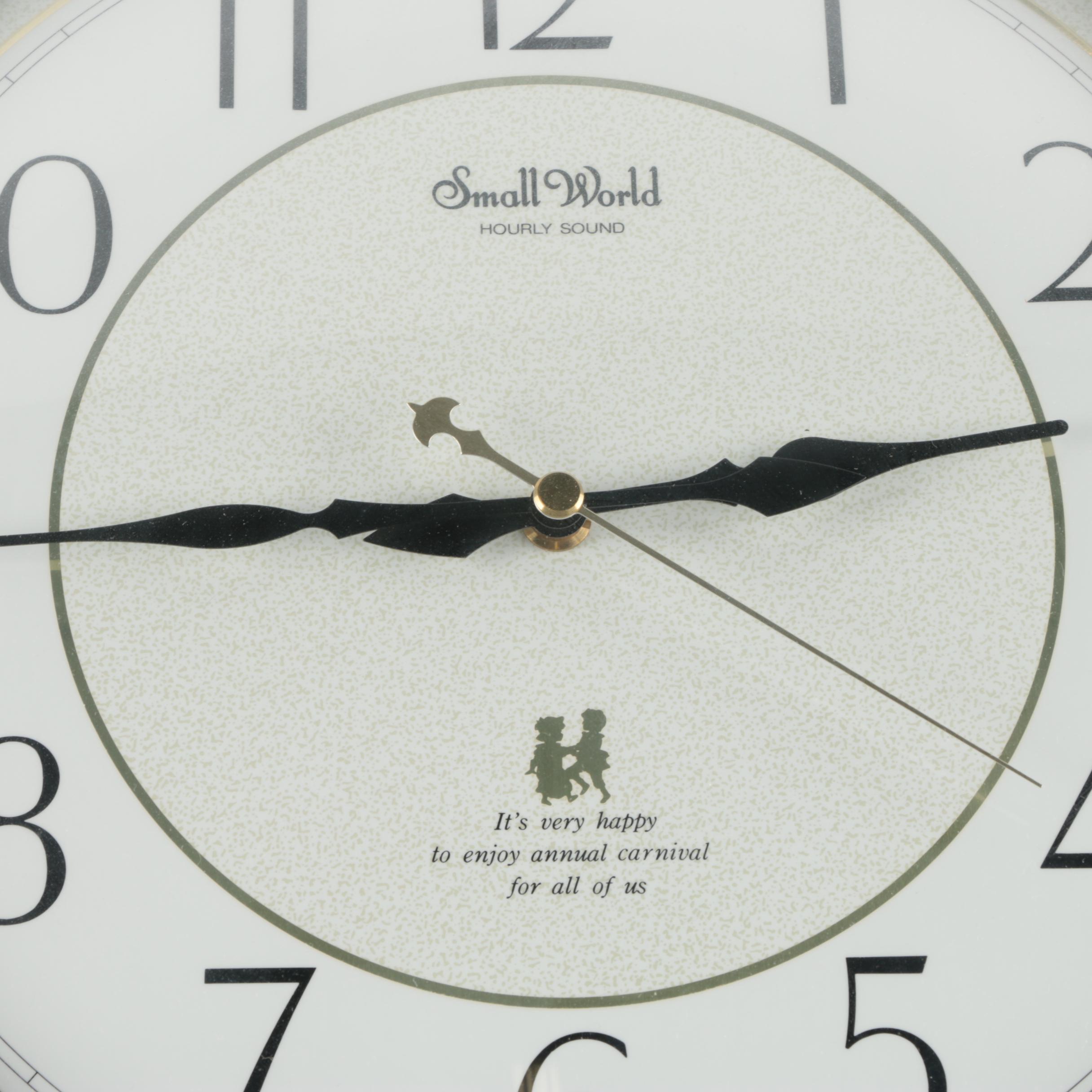 Rhythm Japan "Small World" Hourly Sound Clock
