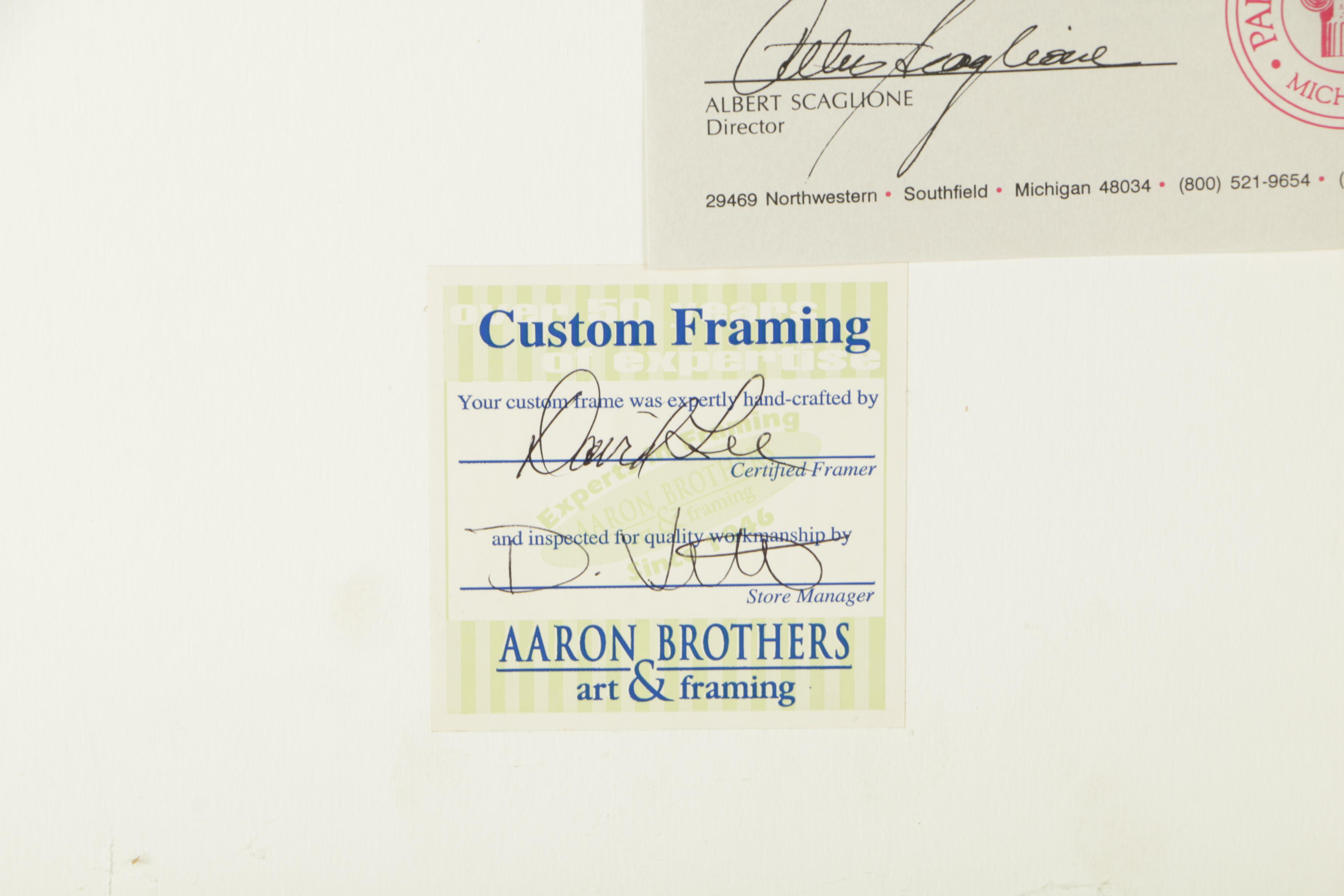 King Features, Inc. Limited Edition Sericel "Popeye at the Captain's Wheel"