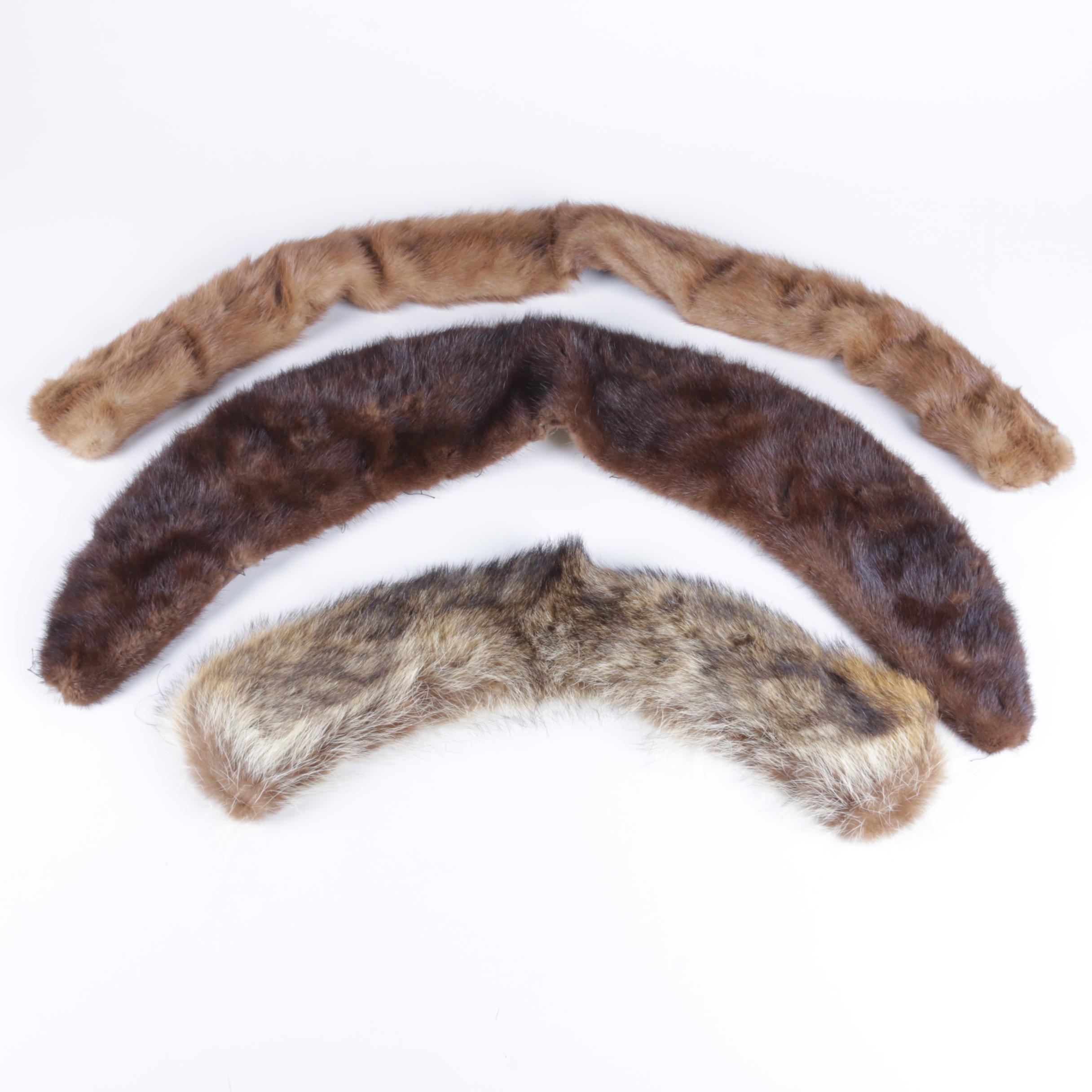 Mink and Raccoon Fur Collars