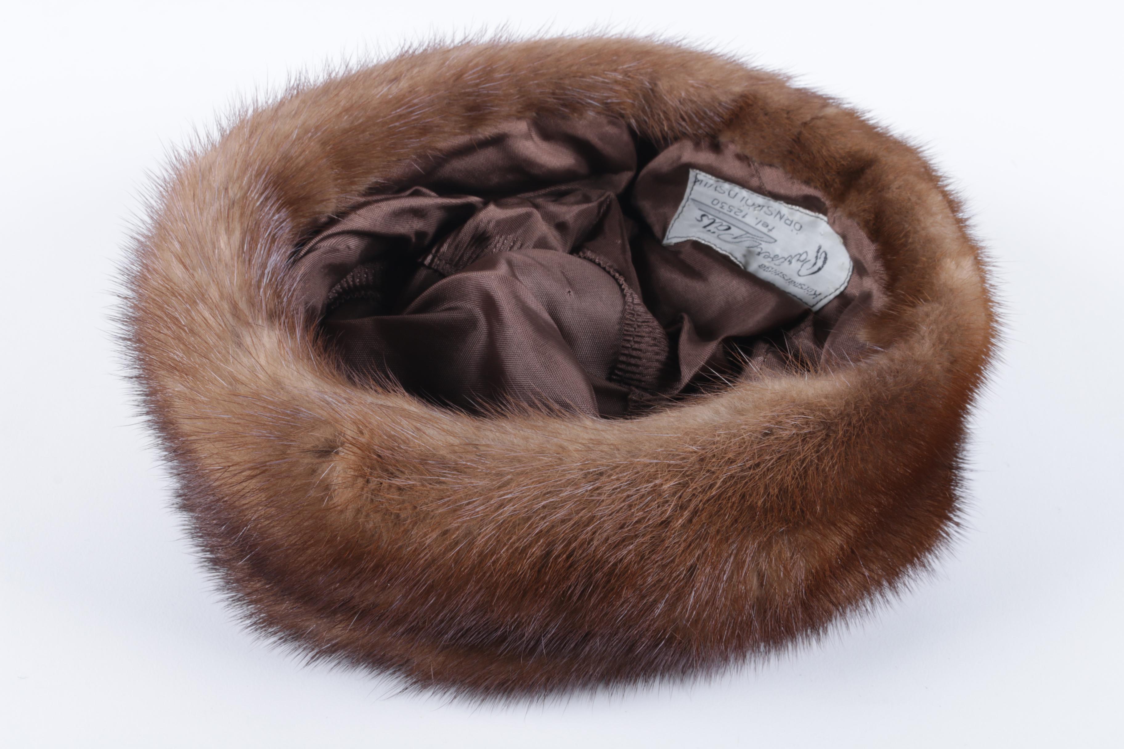 Vintage Ornsköldsvik Mink Hat