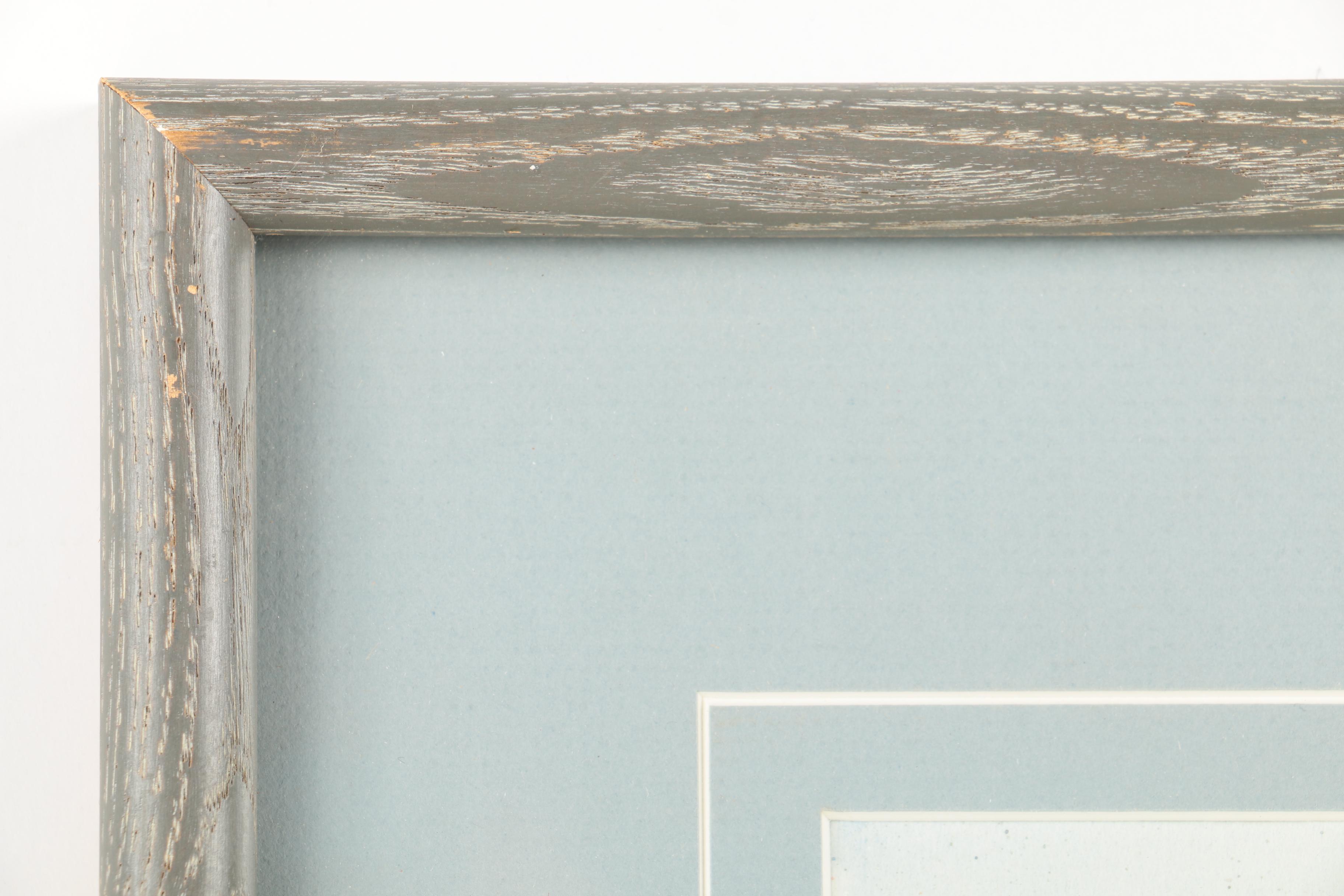 Melissa Hooke Watercolor Painting of Farm Scene