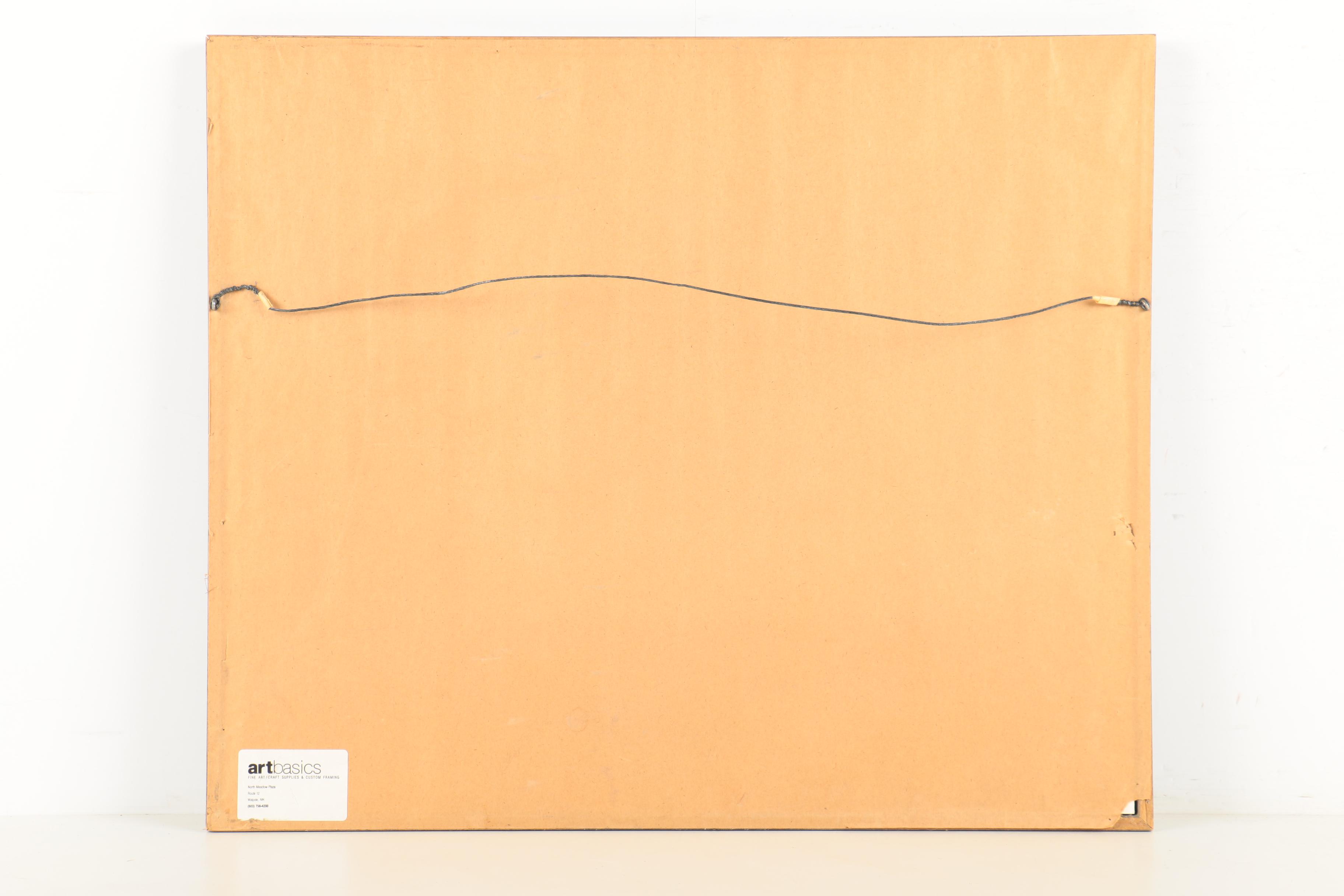 Melissa Hooke Watercolor Painting of Farm Scene