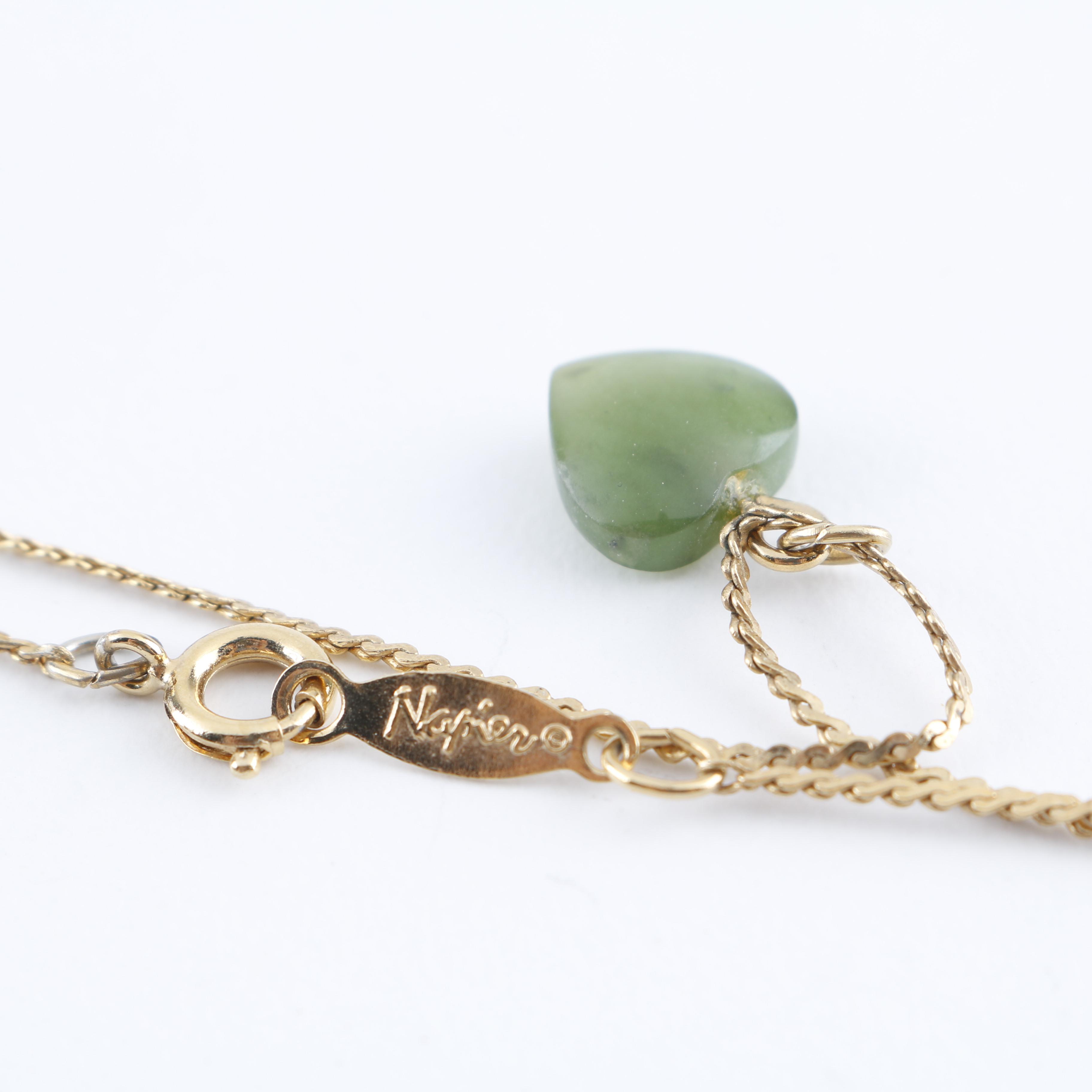 Collection of Vintage Costume Jewelry Including Gemstones and Sterling Silver