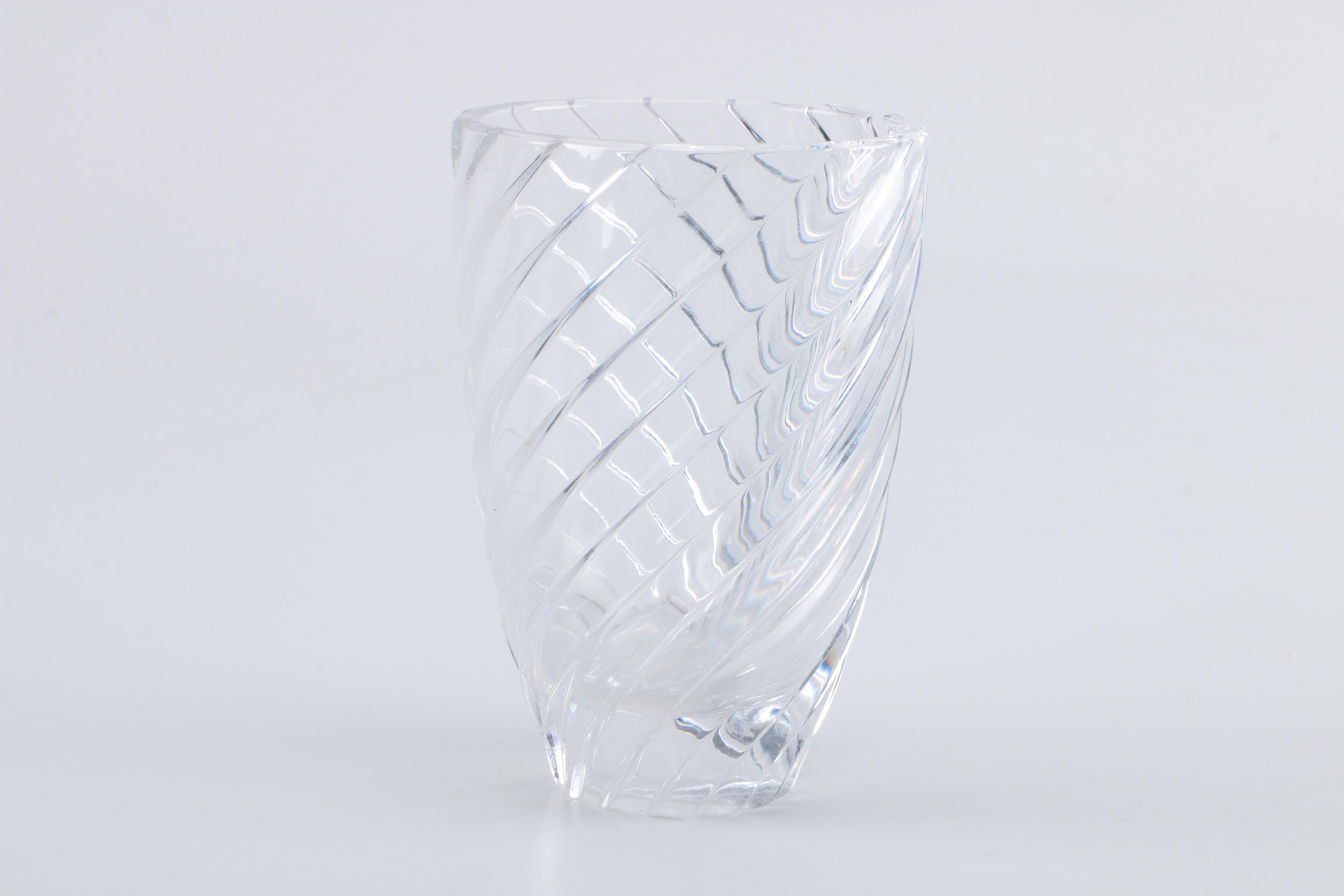 Assorted Cut Glass Decor